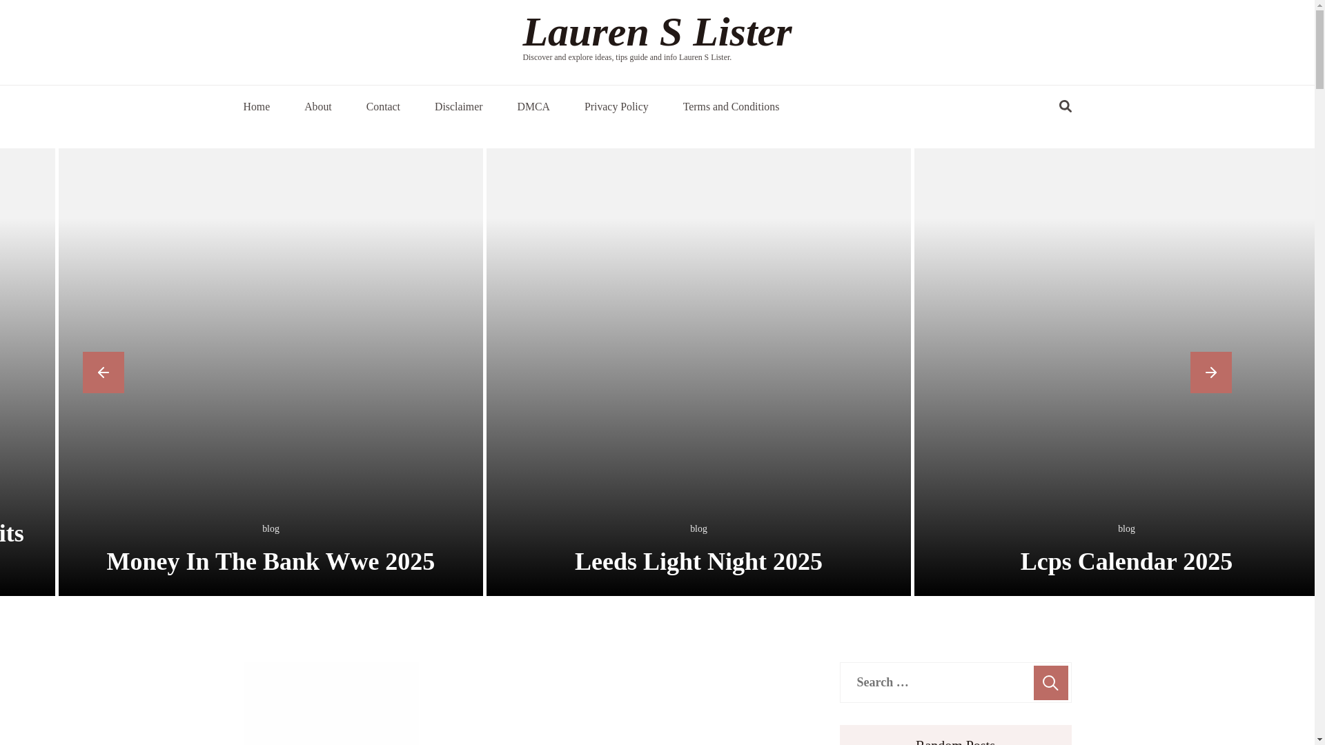 website screenshot of https://laurenslister.pages.dev/