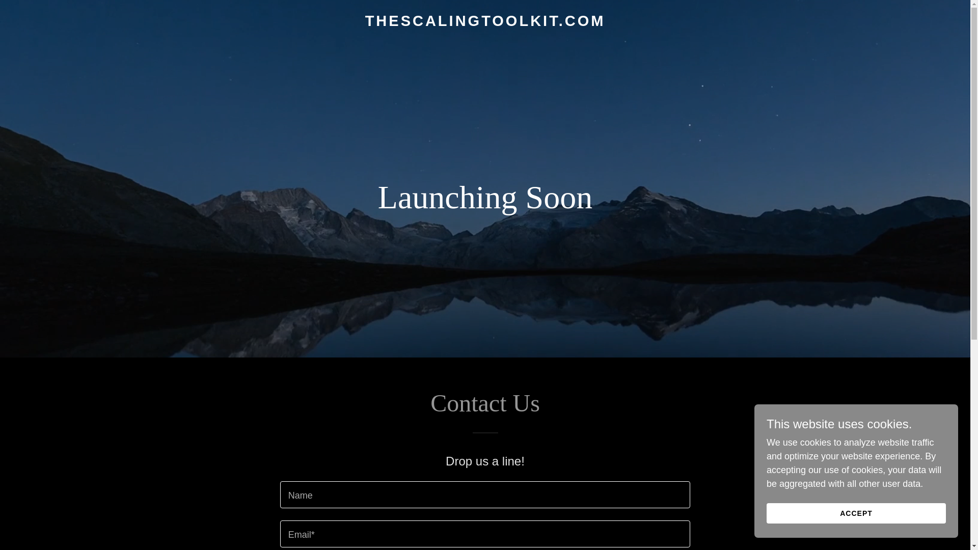 website screenshot of https://thescalingtoolkit.com/