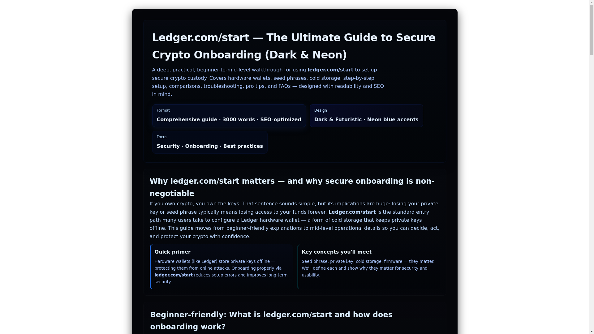 website screenshot of https://start-ledger-home-cdn.pages.dev/