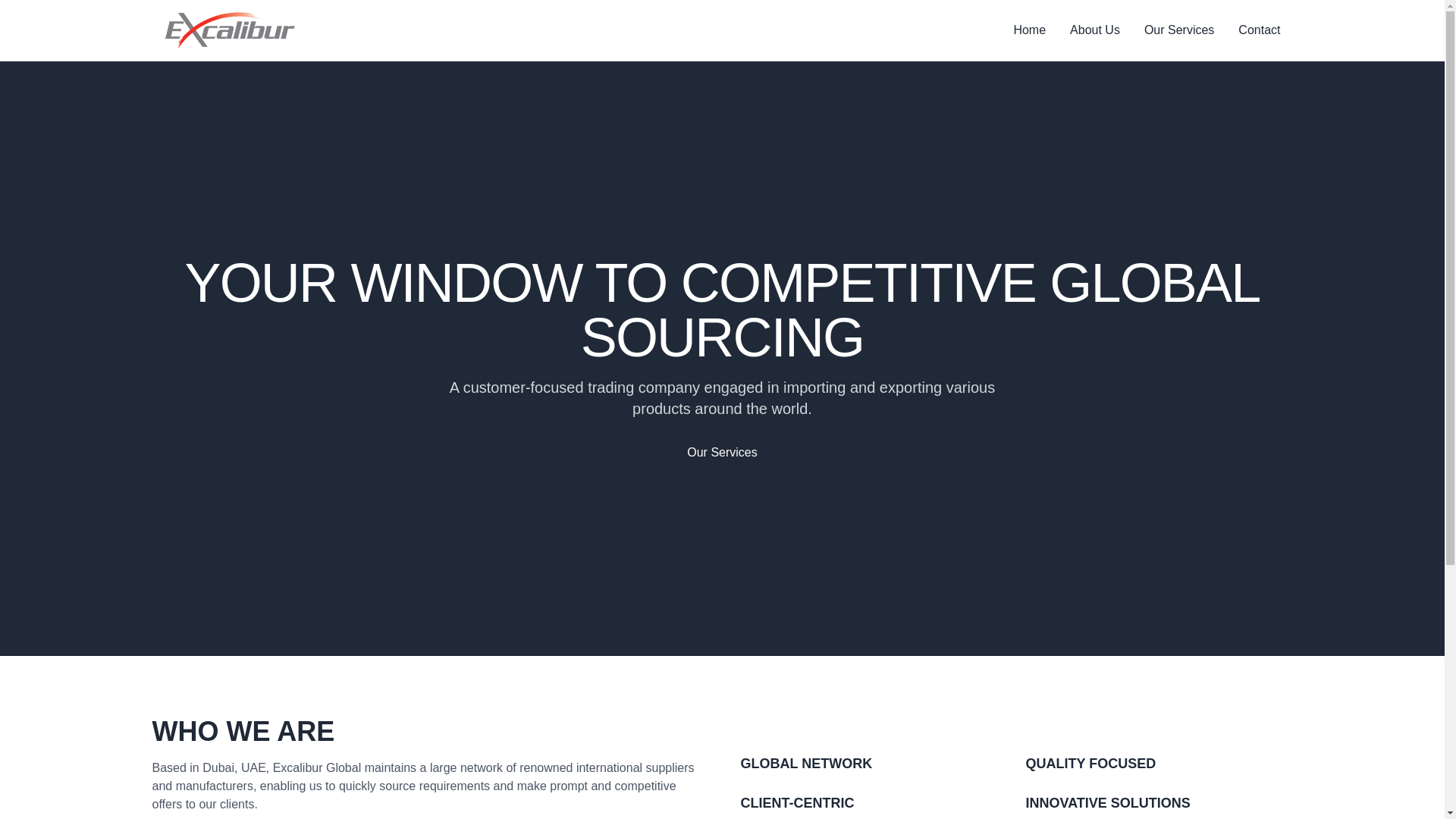 website screenshot of https://excalibur-dod.pages.dev/