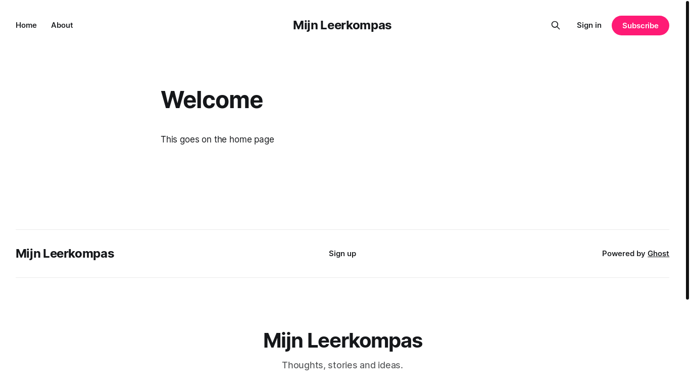 website screenshot of https://mijnleerkompas.com/