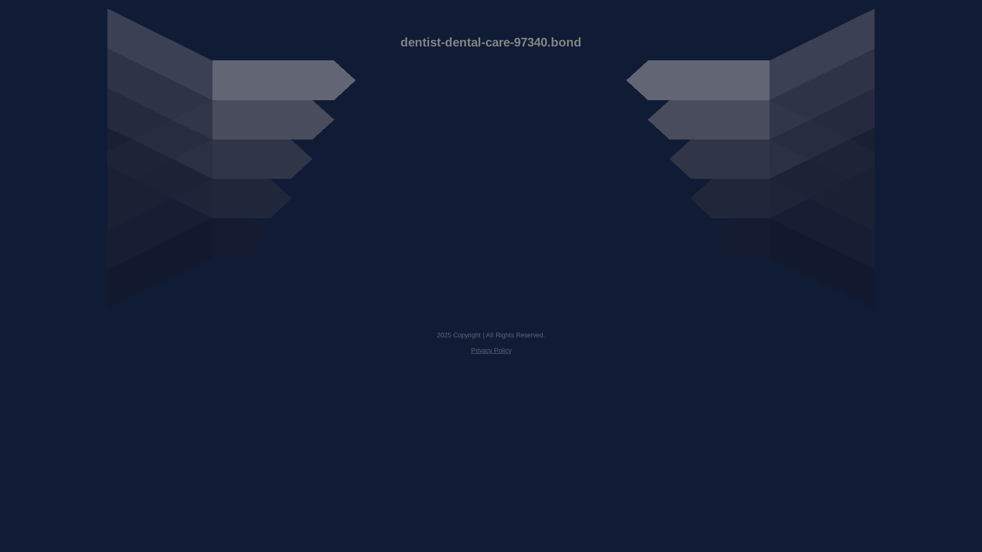 website screenshot of https://dentist-dental-care-97340.bond/
