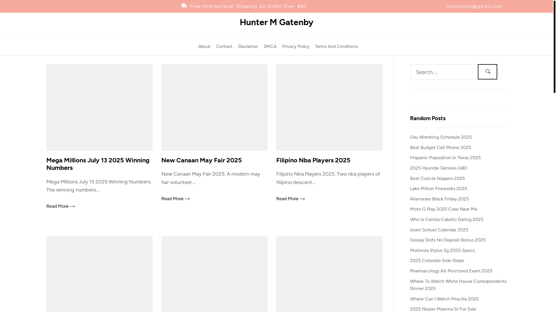 website screenshot of https://huntermgatenby.pages.dev/