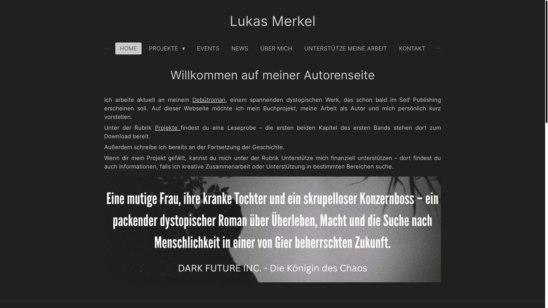 website screenshot of https://lukas-merkel.de/