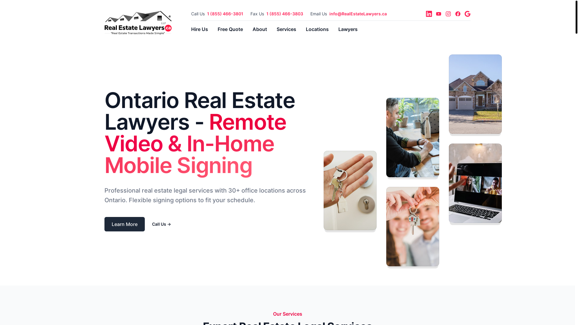 website screenshot of https://www-realestatelawyersca-prod.pages.dev/