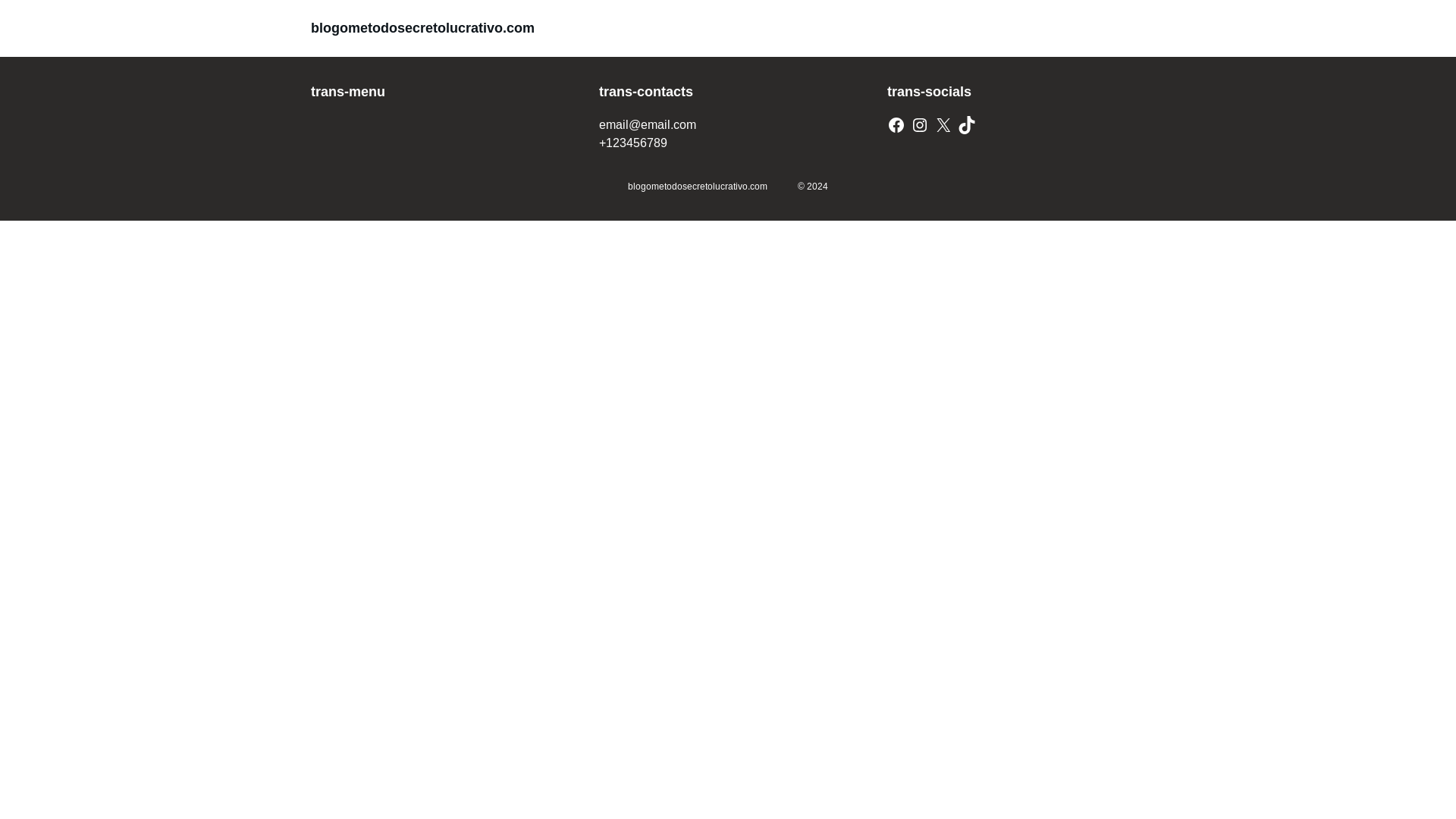 website screenshot of https://blogometodosecretolucrativo.com/