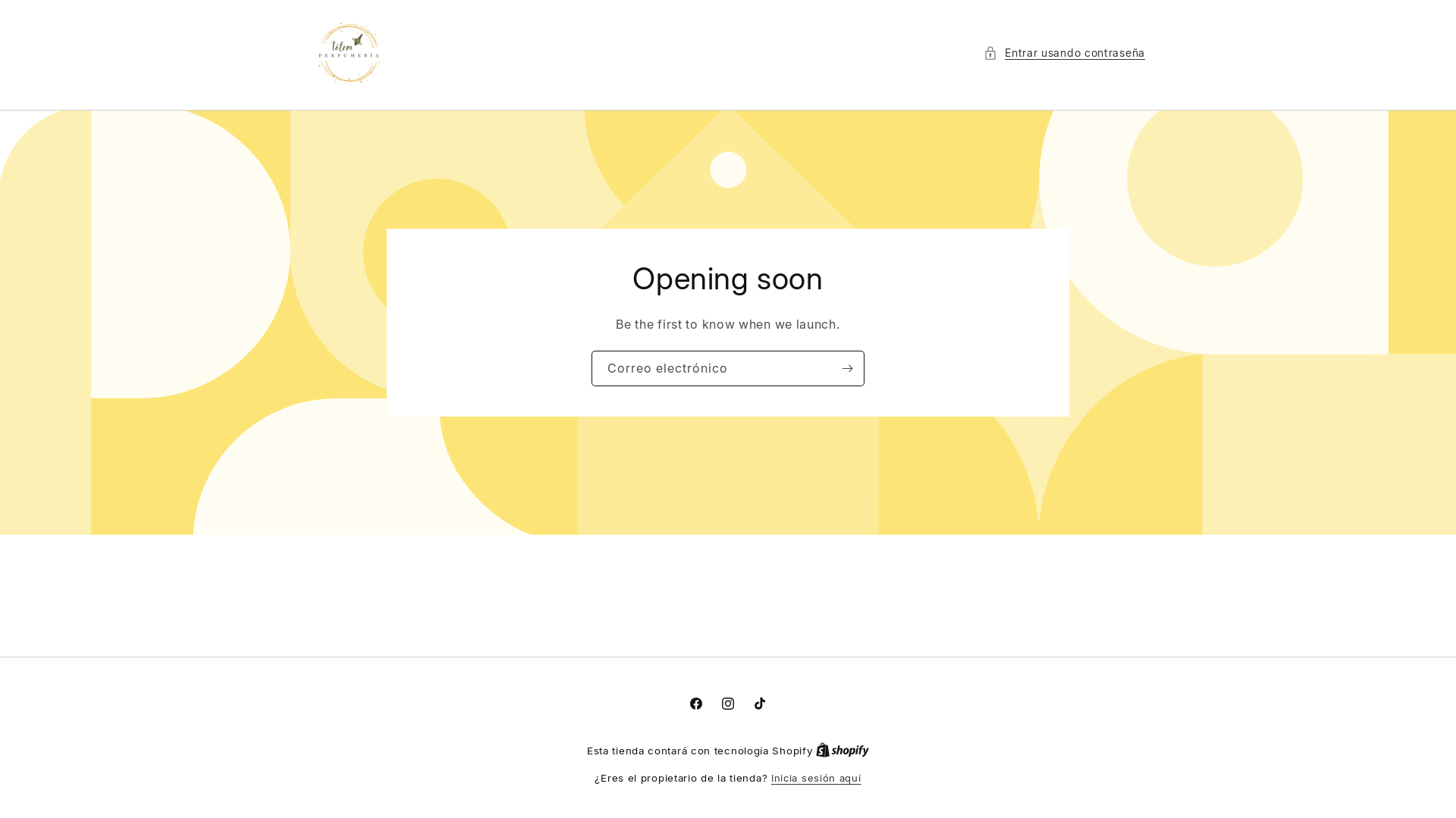 website screenshot of https://totemperfumeria.com/