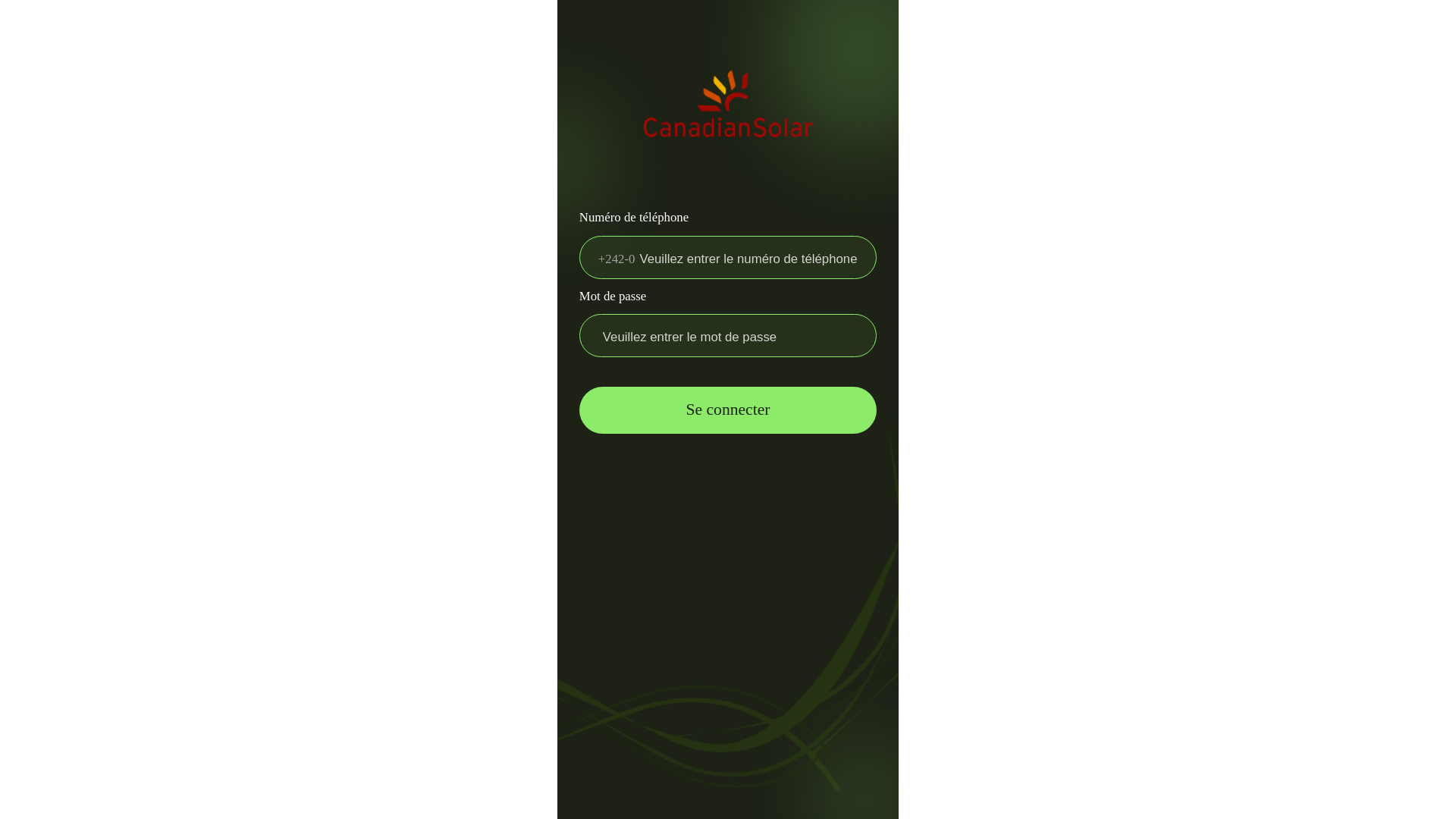 website screenshot of https://canadiensolar.store/