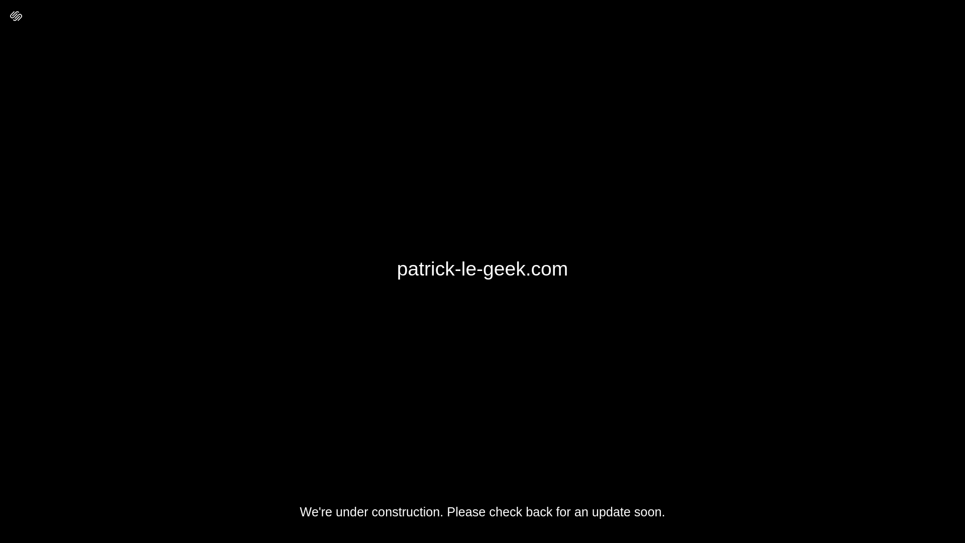 website screenshot of https://patrick-le-geek.com/