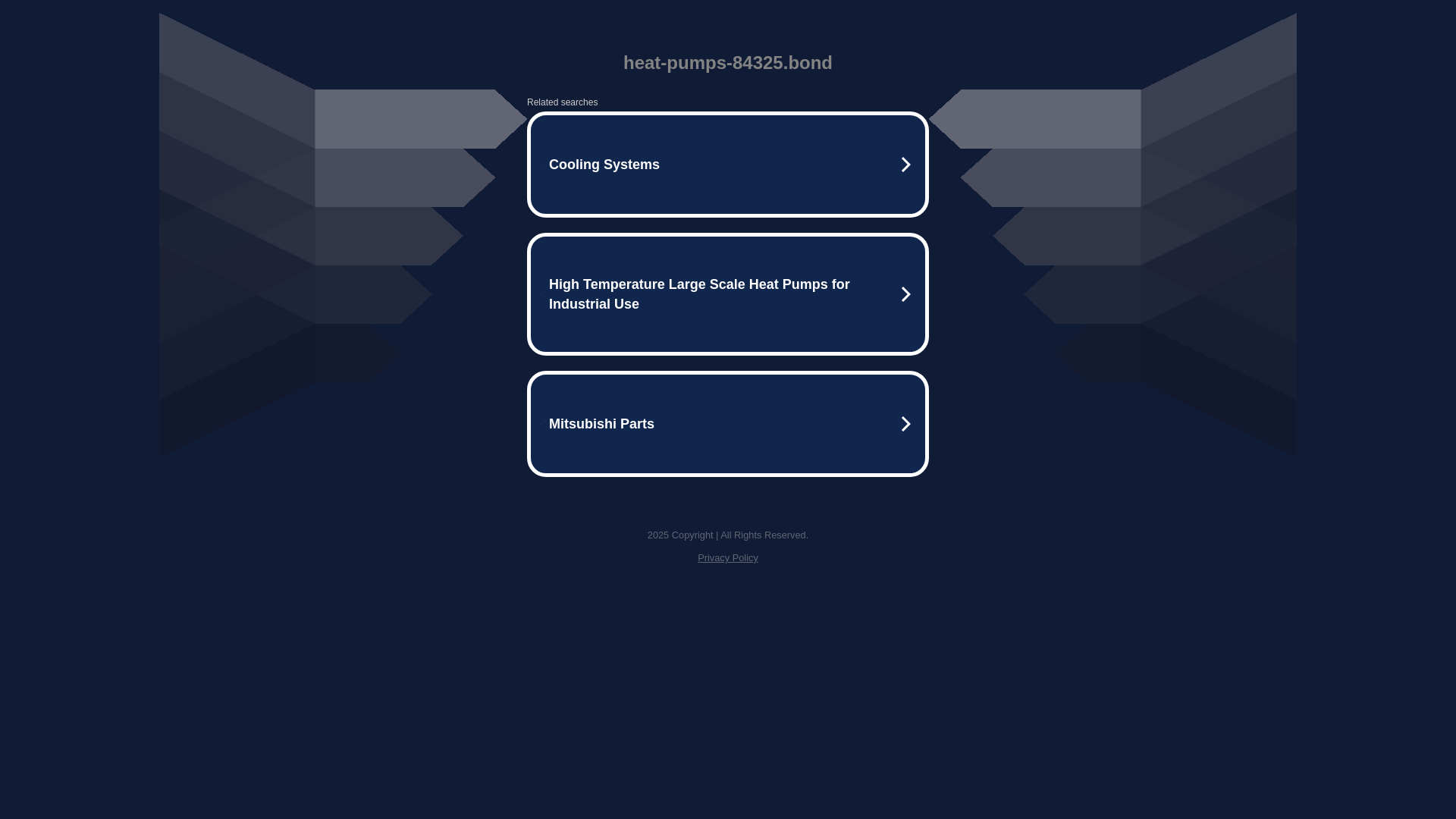 website screenshot of https://heat-pumps-84325.bond/