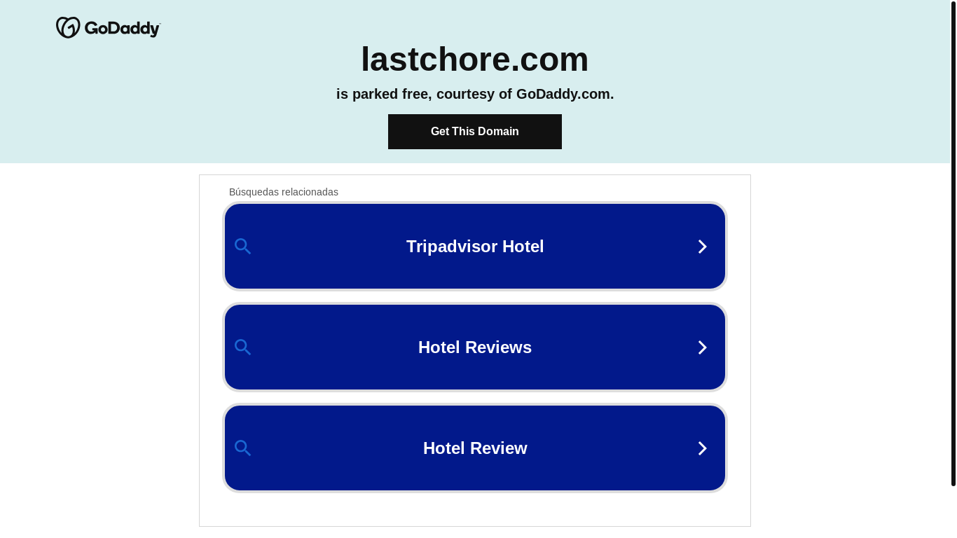 website screenshot of https://lastchore.com/