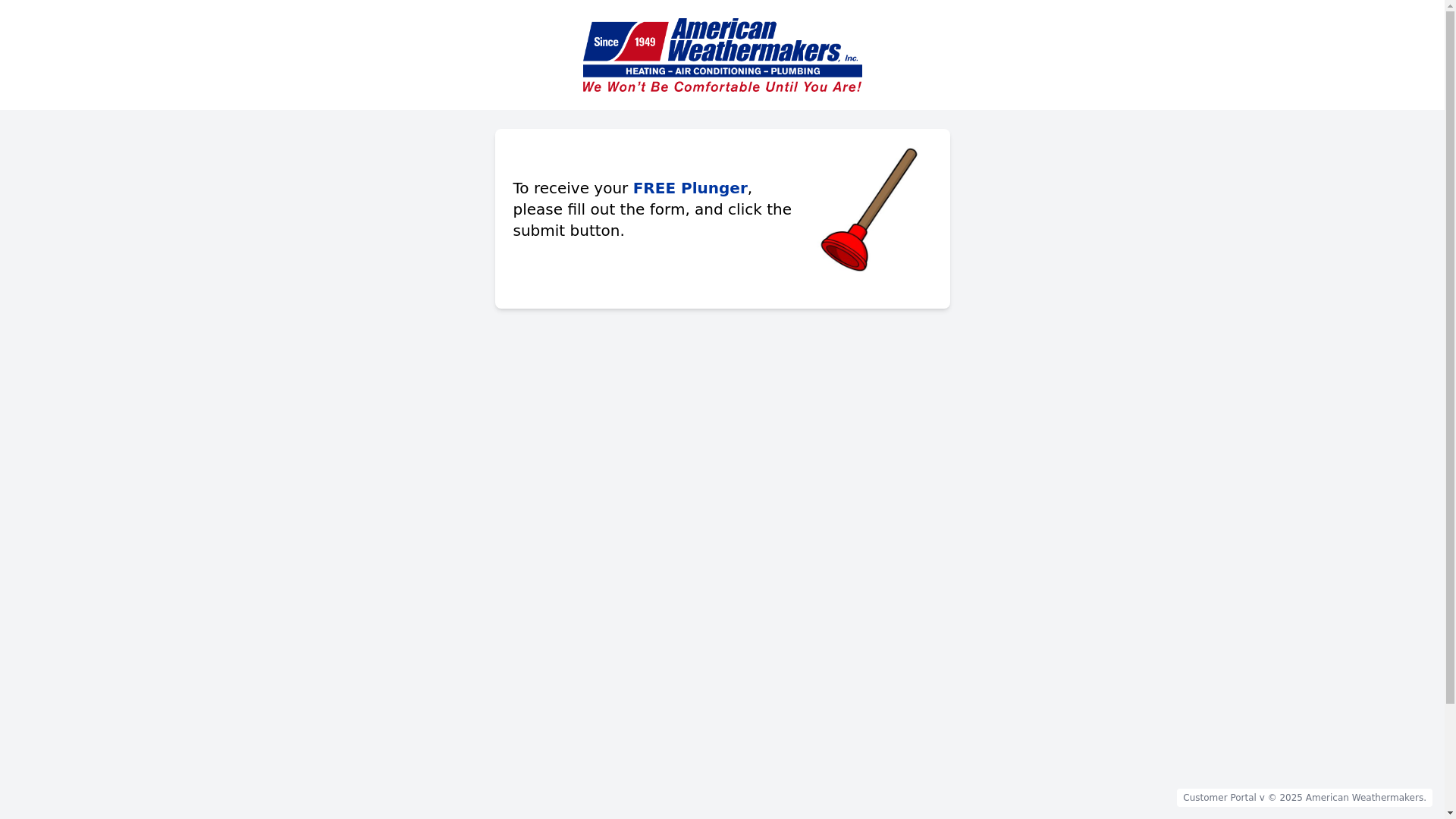 website screenshot of https://awhvac.us/