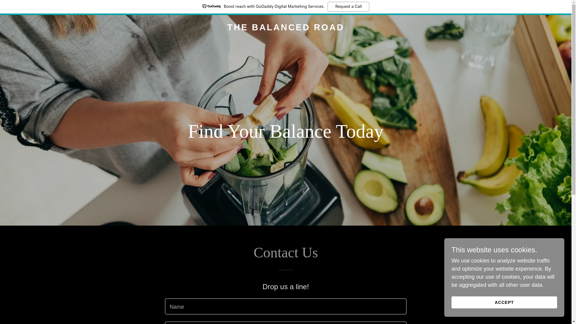 website screenshot of https://thebalancedroad.com/
