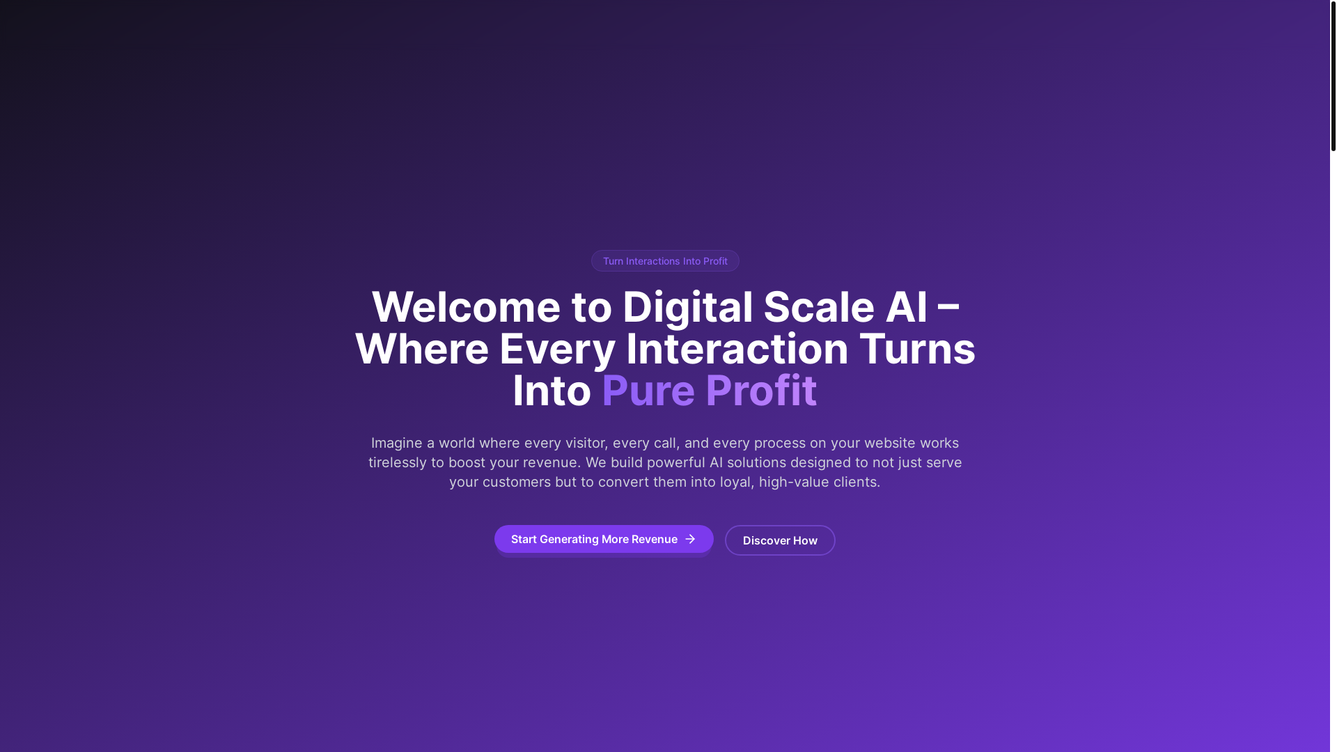 website screenshot of https://digitalscaleai.org/