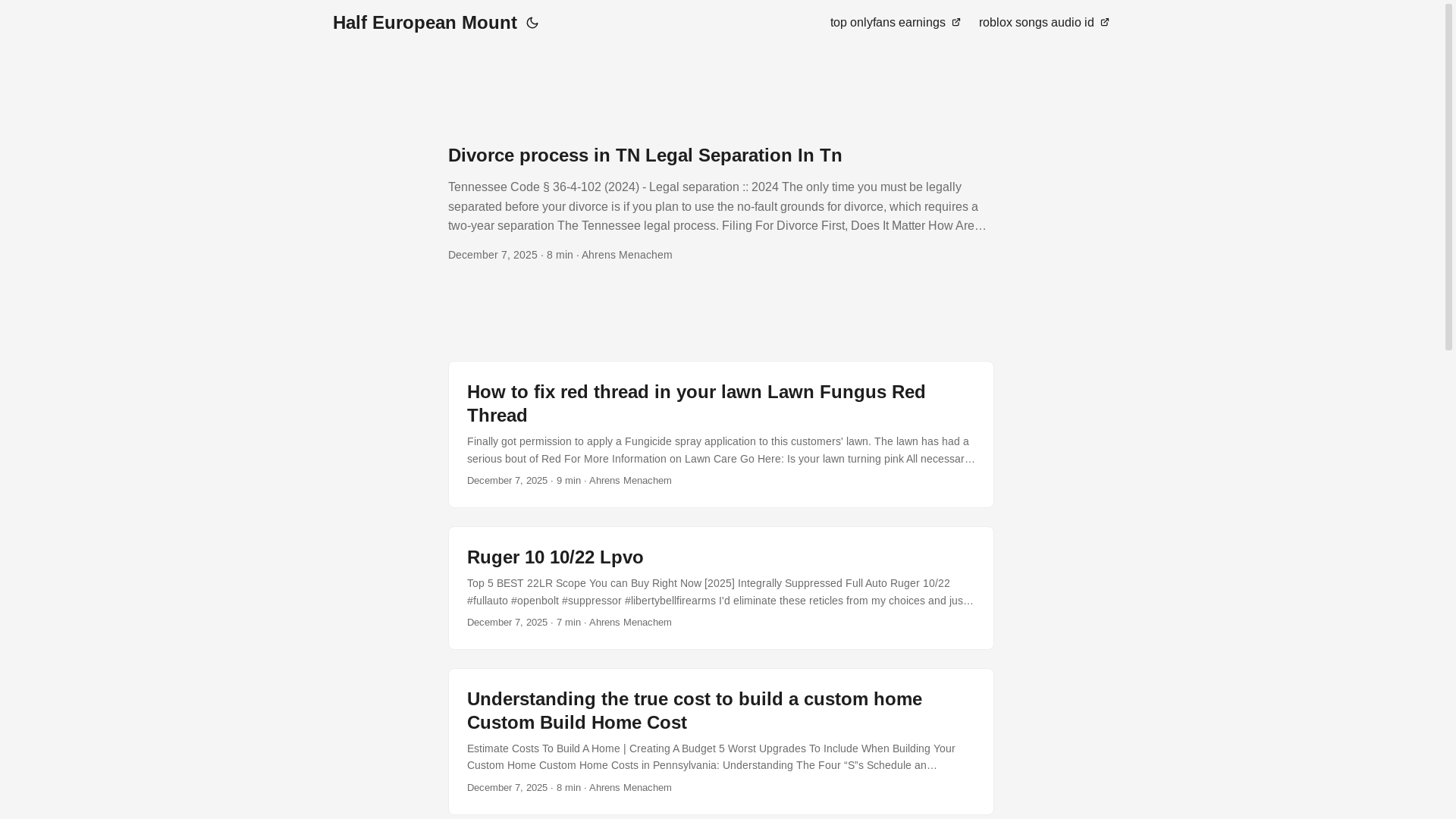 website screenshot of https://halfeuropeanmount.pages.dev/