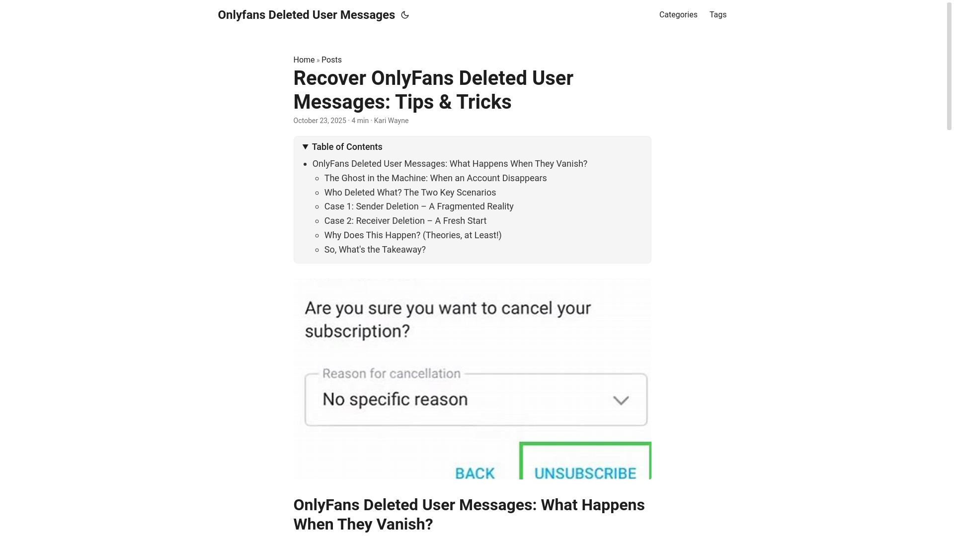 website screenshot of https://onlyfans-deleted-user-messages.pages.dev/