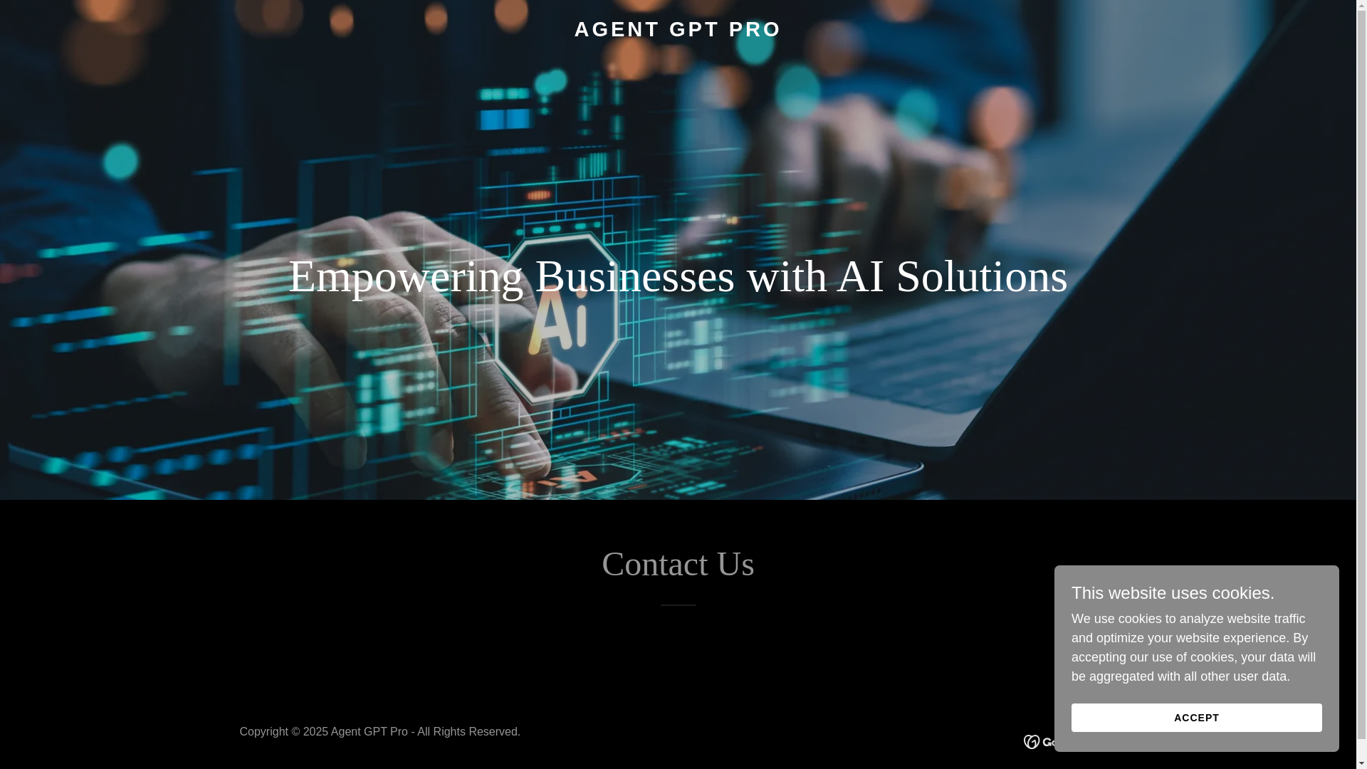 website screenshot of https://agentgptpro.com/