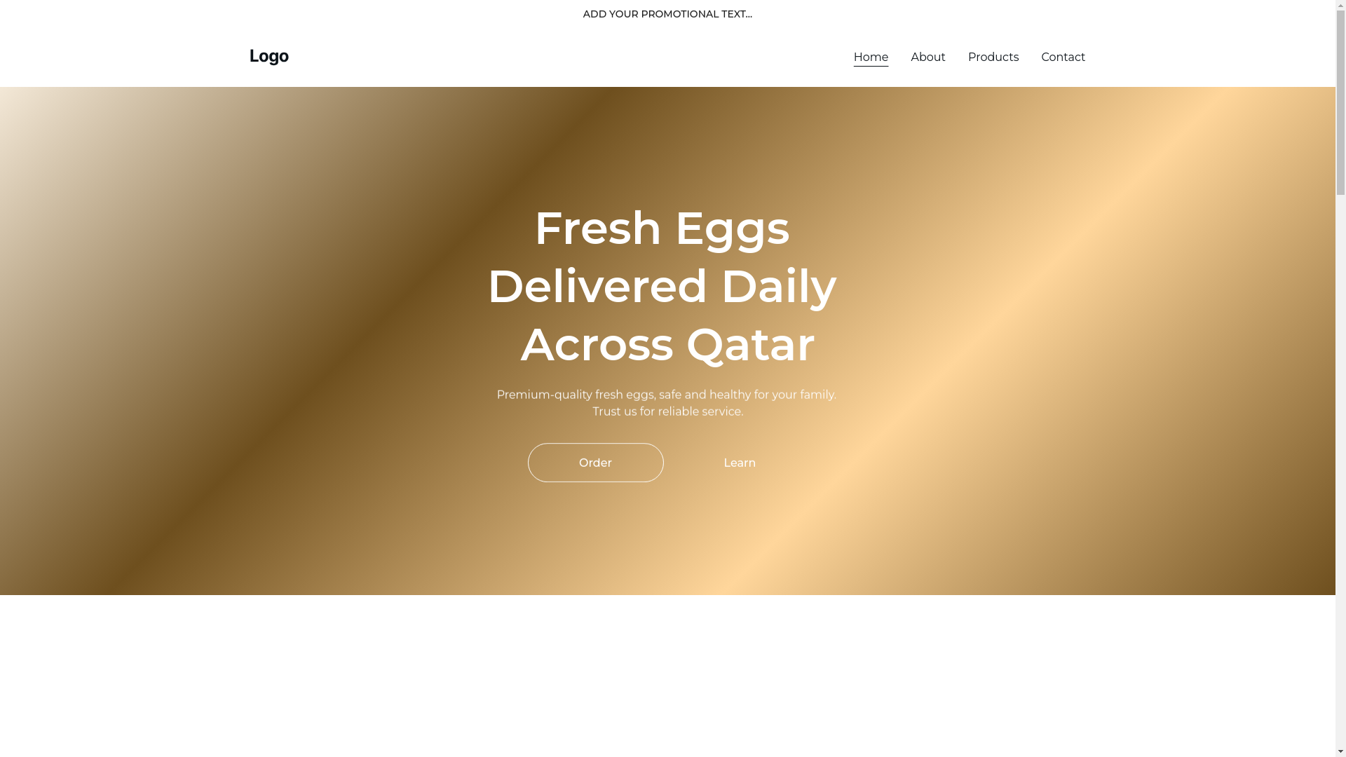 website screenshot of https://whiteeggs.store/