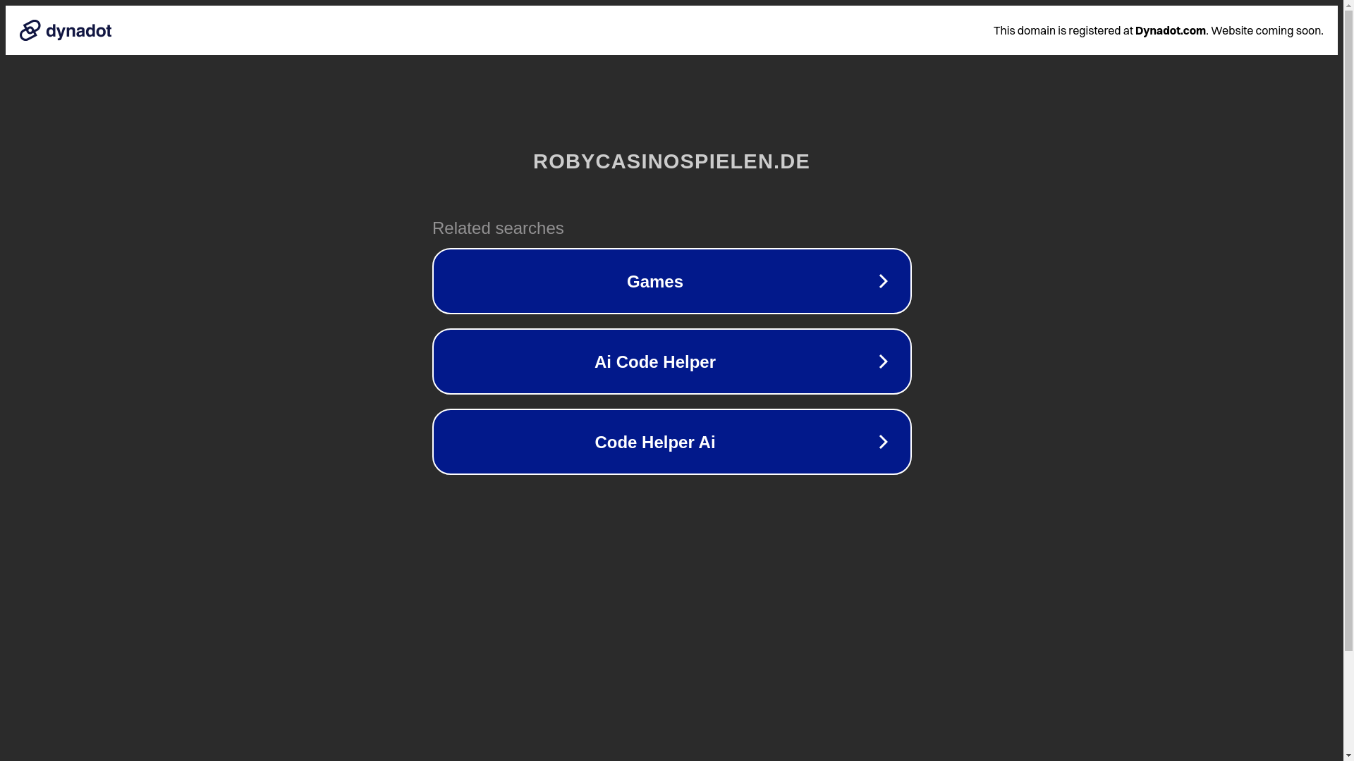 website screenshot of https://robycasinospielen.de/