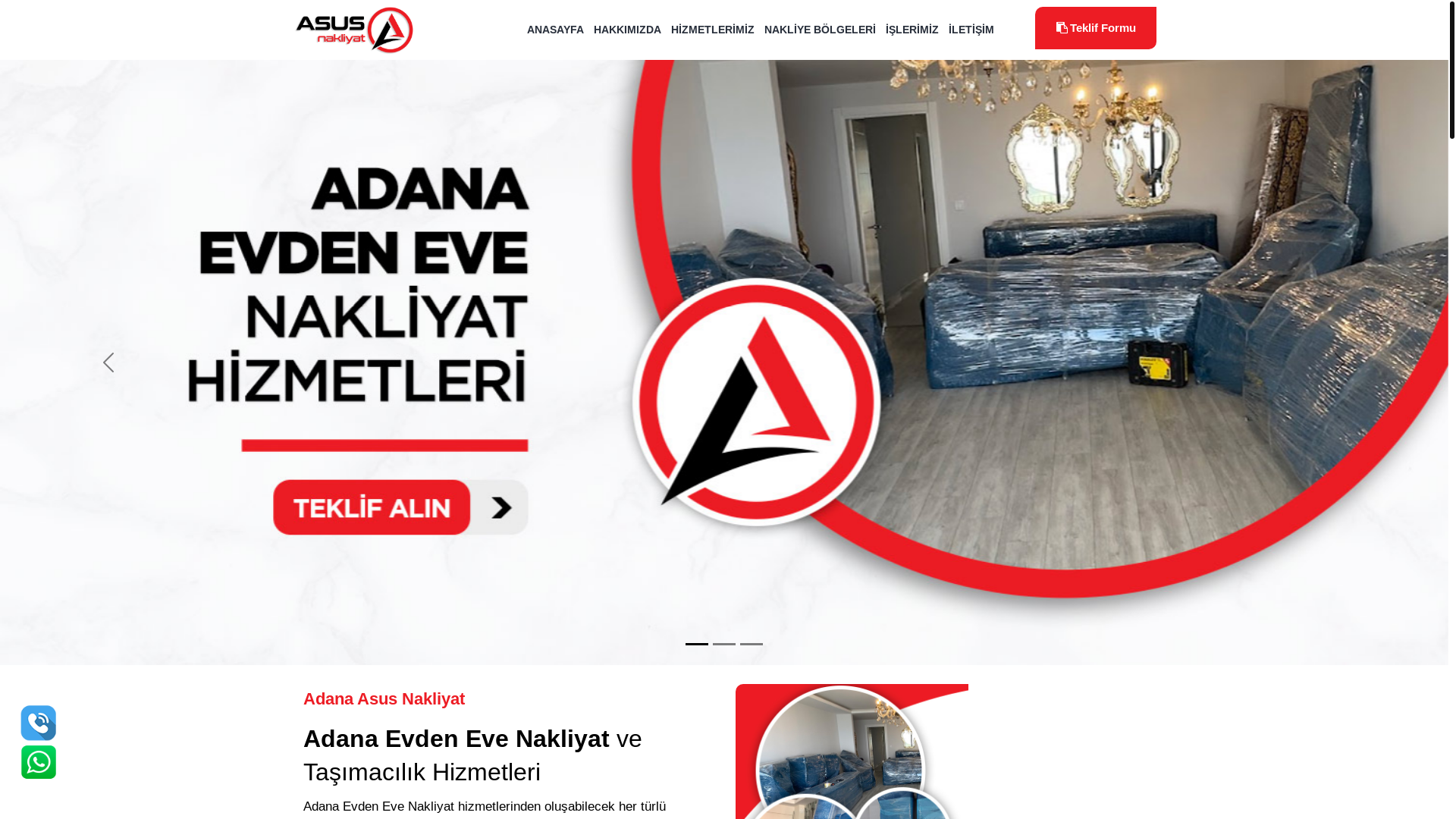 website screenshot of https://adanaasusnakliyat.com.tr/