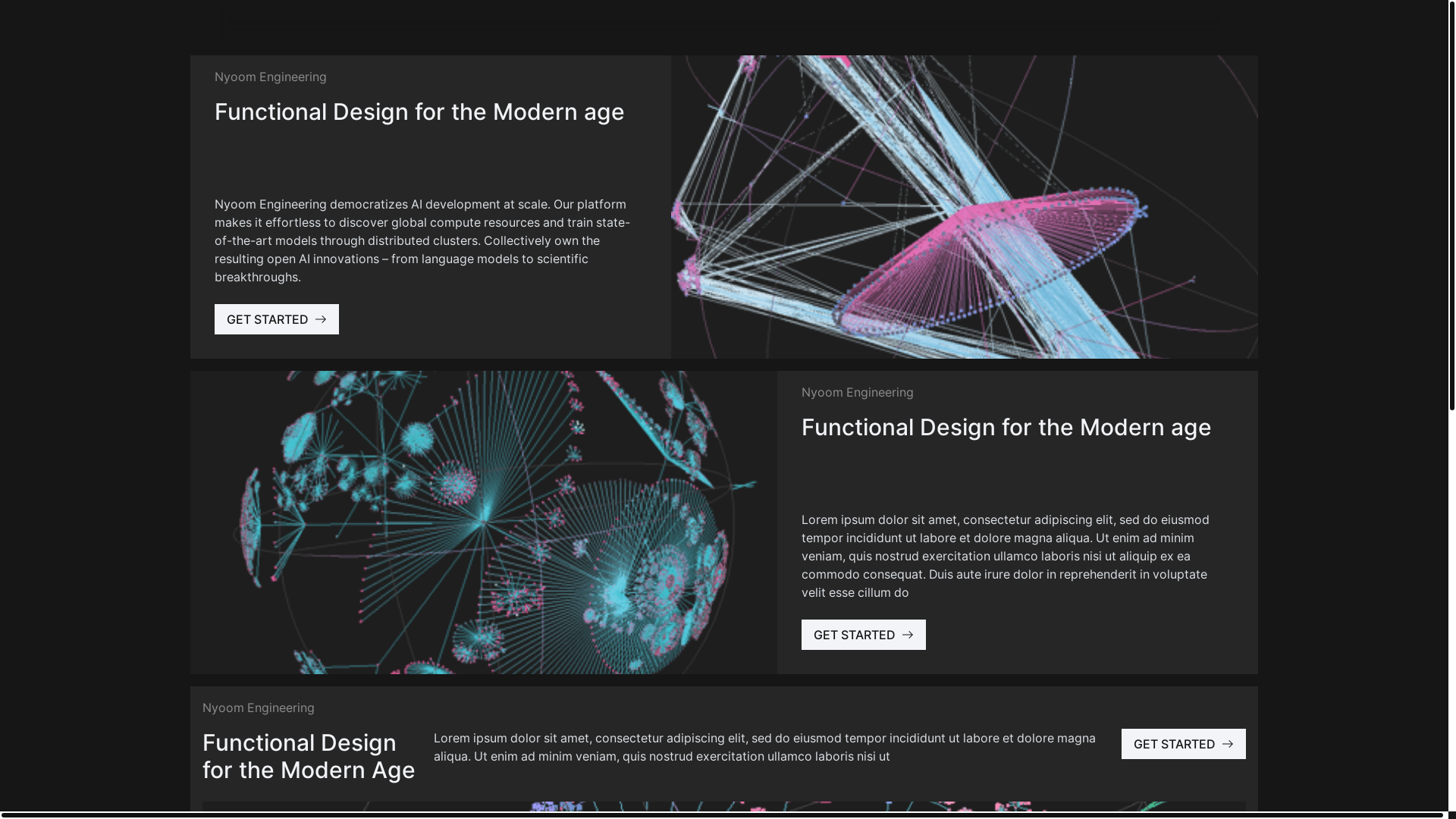 website screenshot of https://nyoom.engineering/