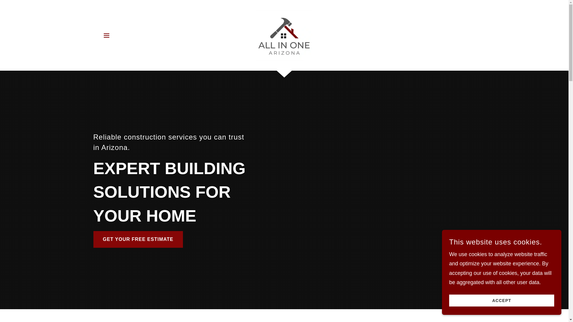 website screenshot of https://allinonearizona.com/