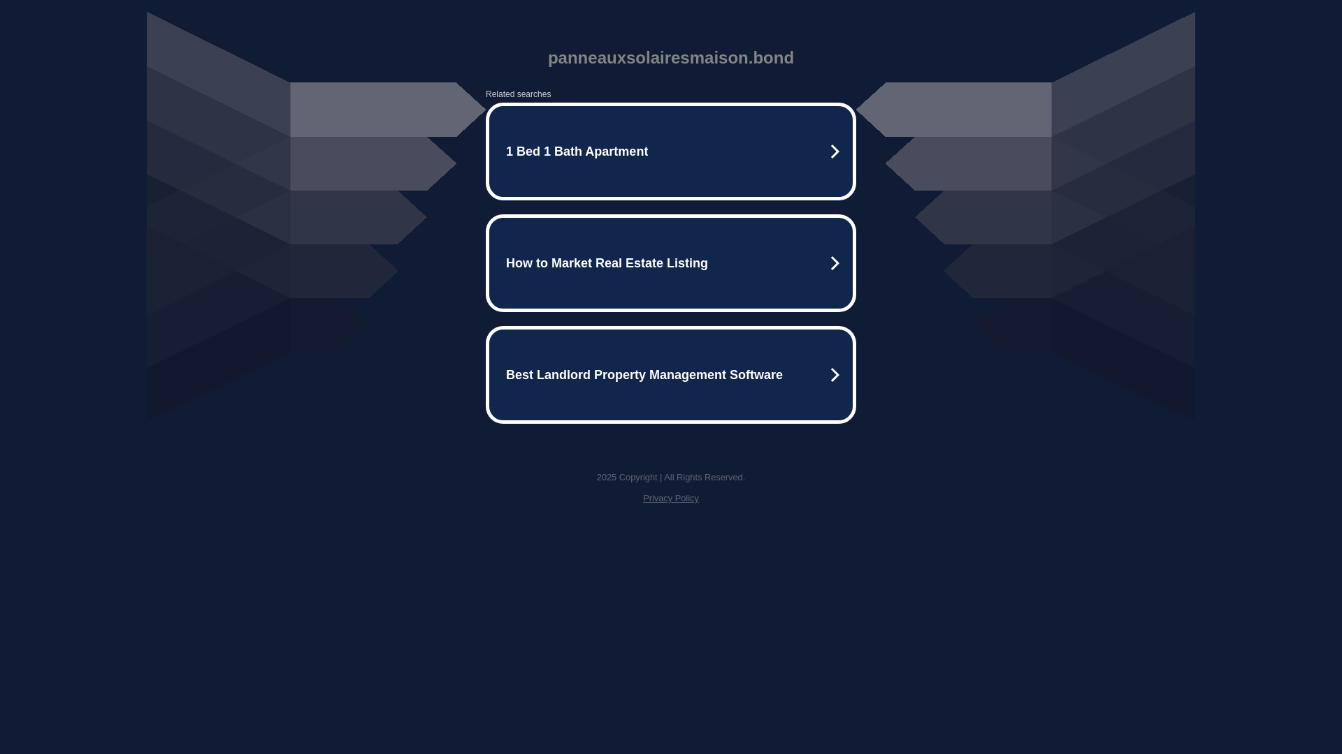 website screenshot of https://panneauxsolairesmaison.bond/