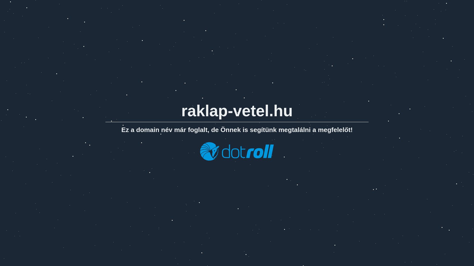 website screenshot of https://raklap-vetel.hu/