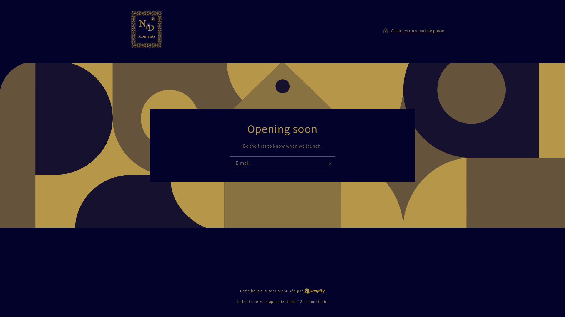 website screenshot of https://nd-moments.com/