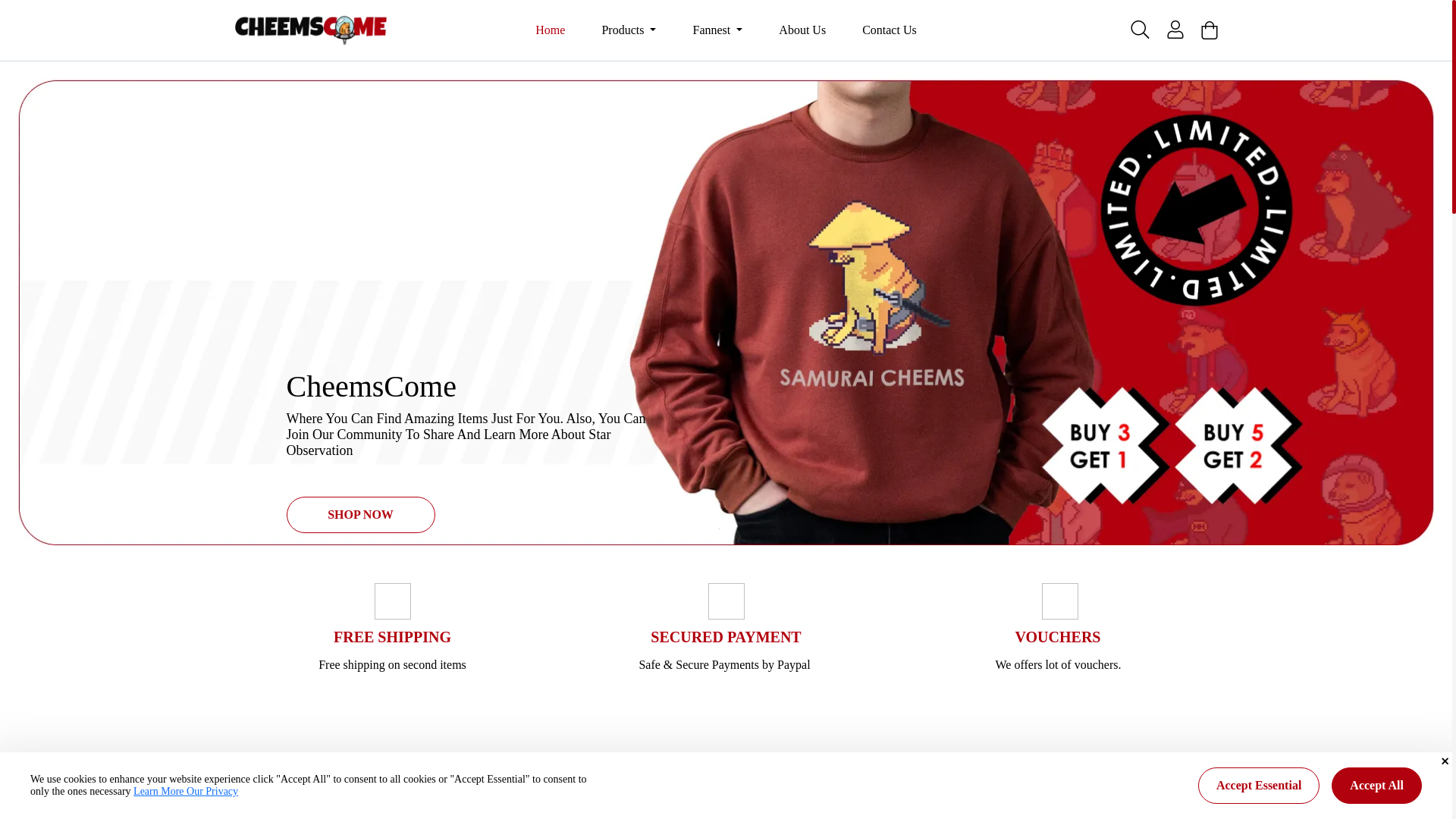 website screenshot of https://bonkadoo.com/