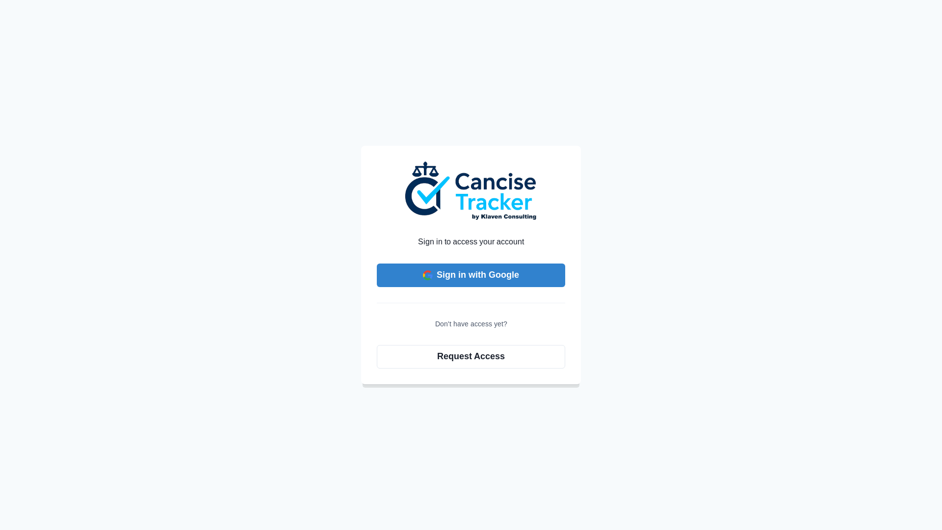 website screenshot of https://cancise.com/