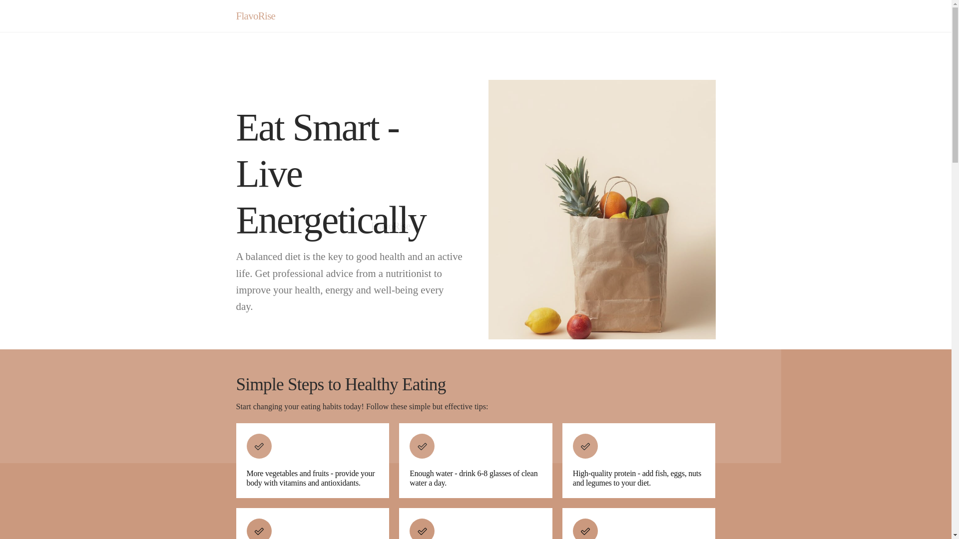 website screenshot of https://flavoriseb.info/
