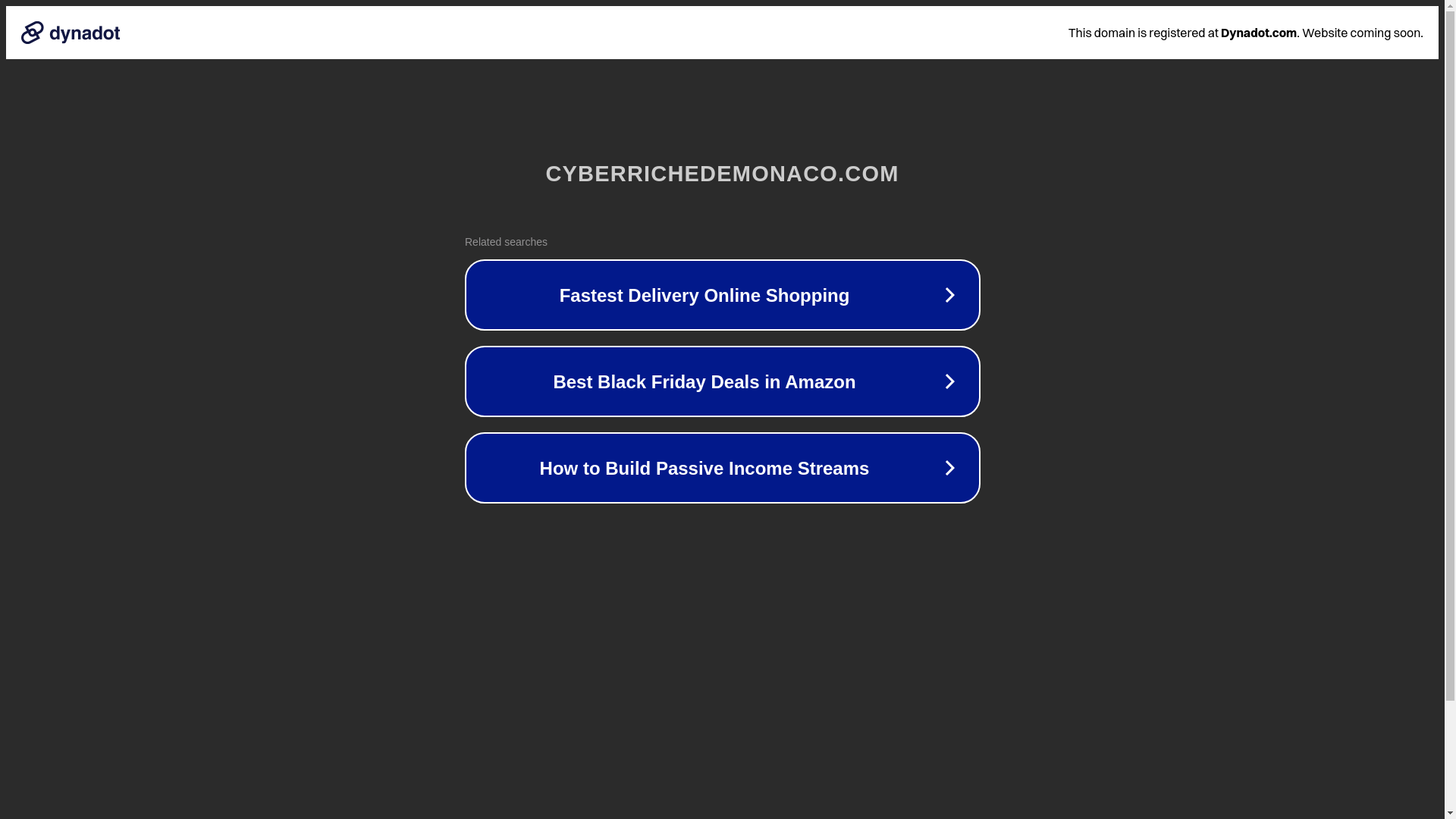 website screenshot of https://cyberrichedemonaco.com/