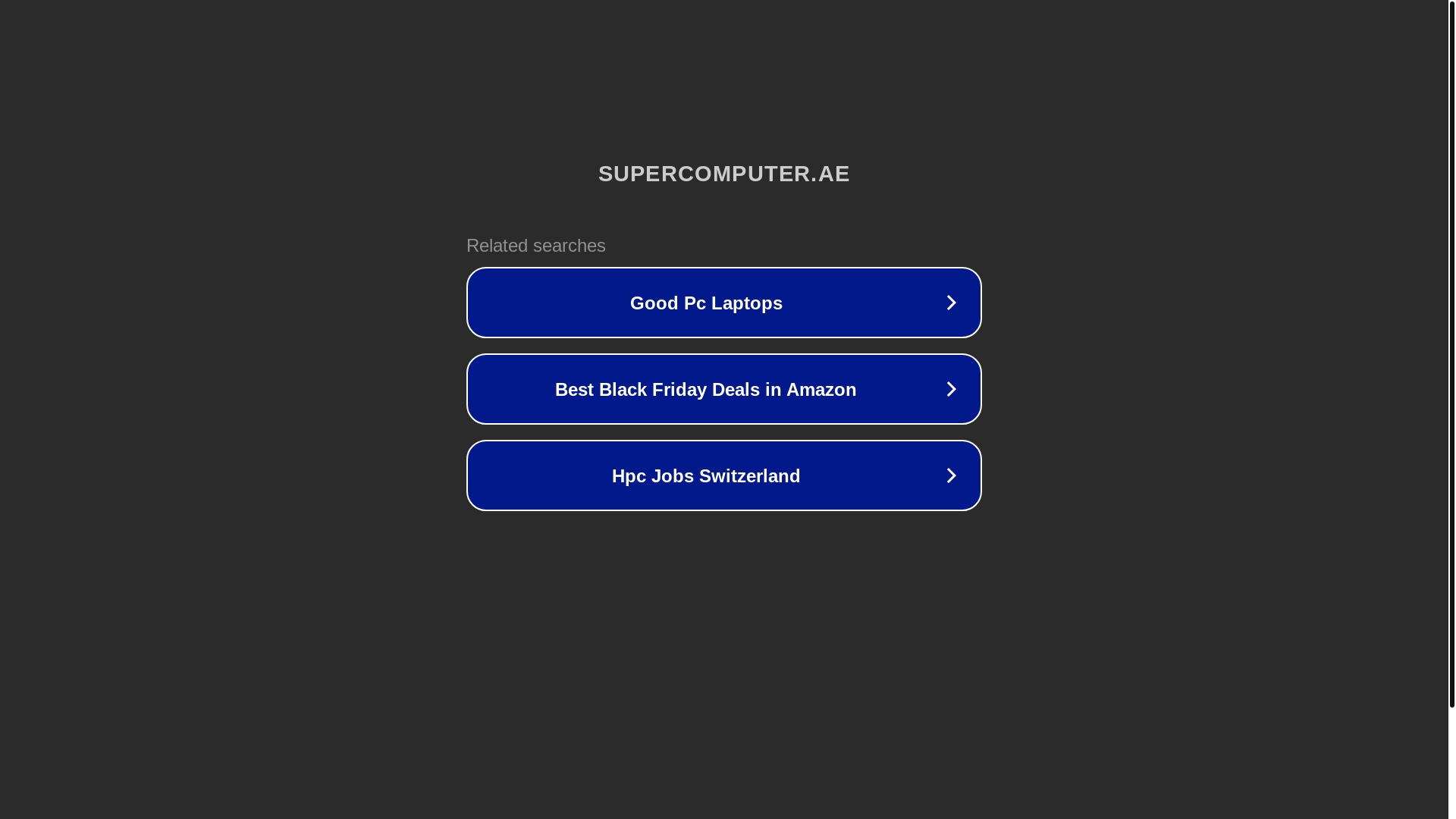 website screenshot of https://supercomputer.ae/