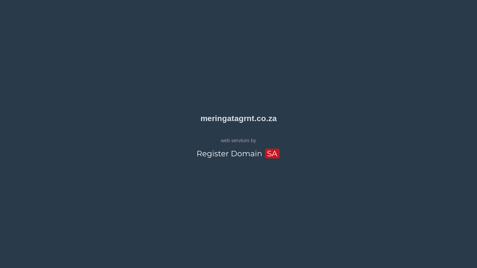 website screenshot of https://meringatagrnt.co.za/