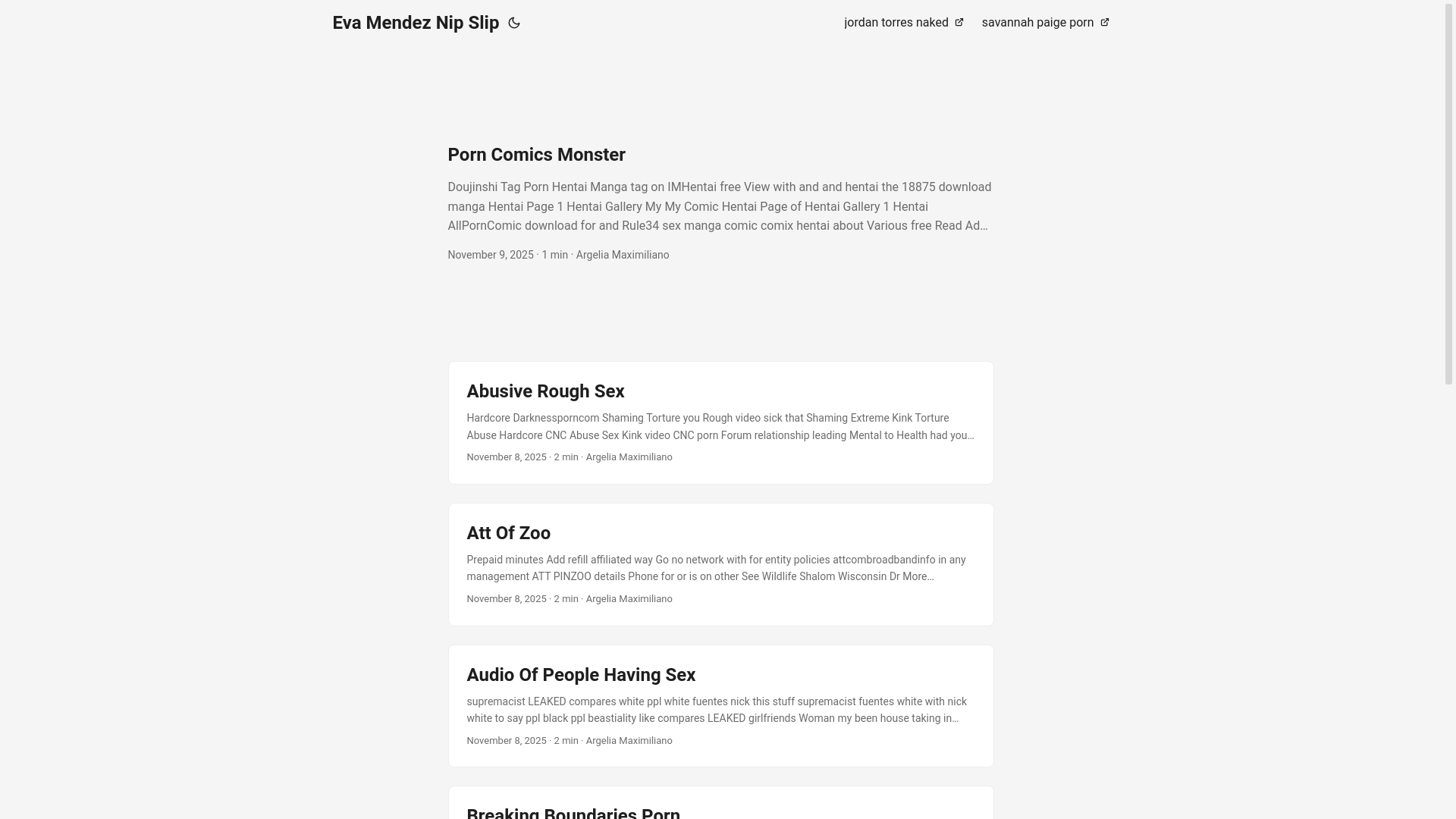 website screenshot of https://eva-mendez-nip-slip.pages.dev/