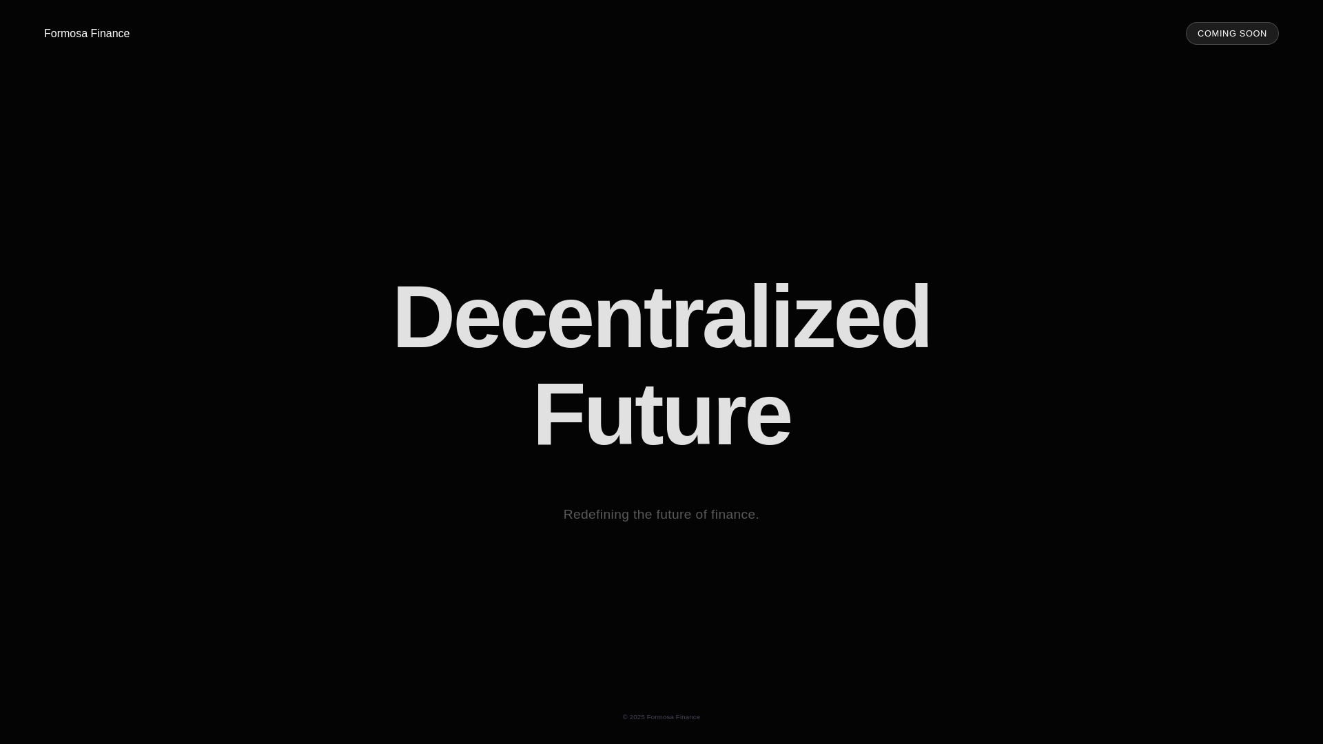 website screenshot of https://formosa-finance.pages.dev/