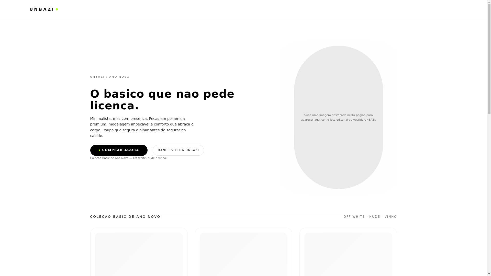 website screenshot of https://unbazi.com/