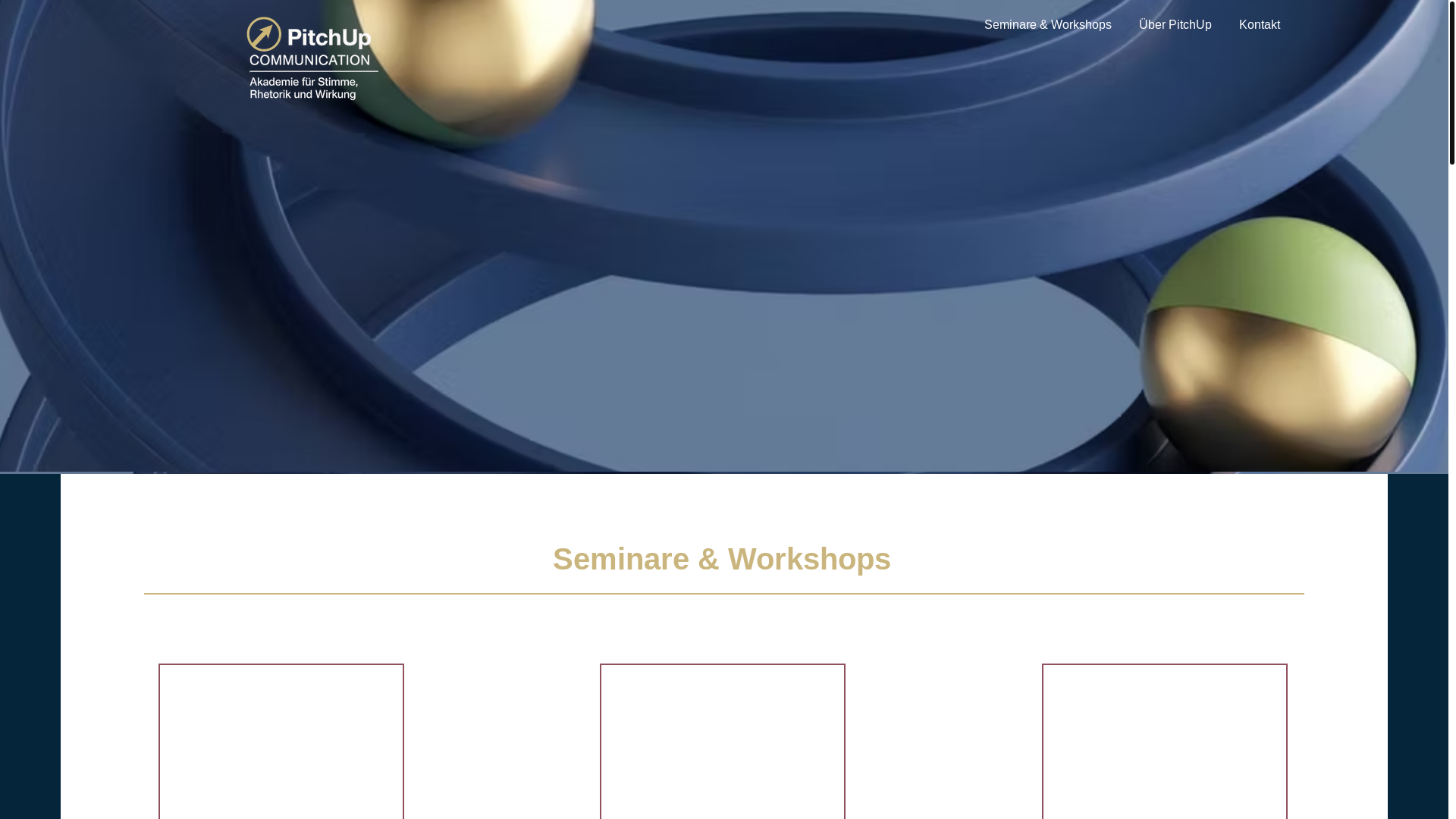 website screenshot of https://pitchupcommunication.de/