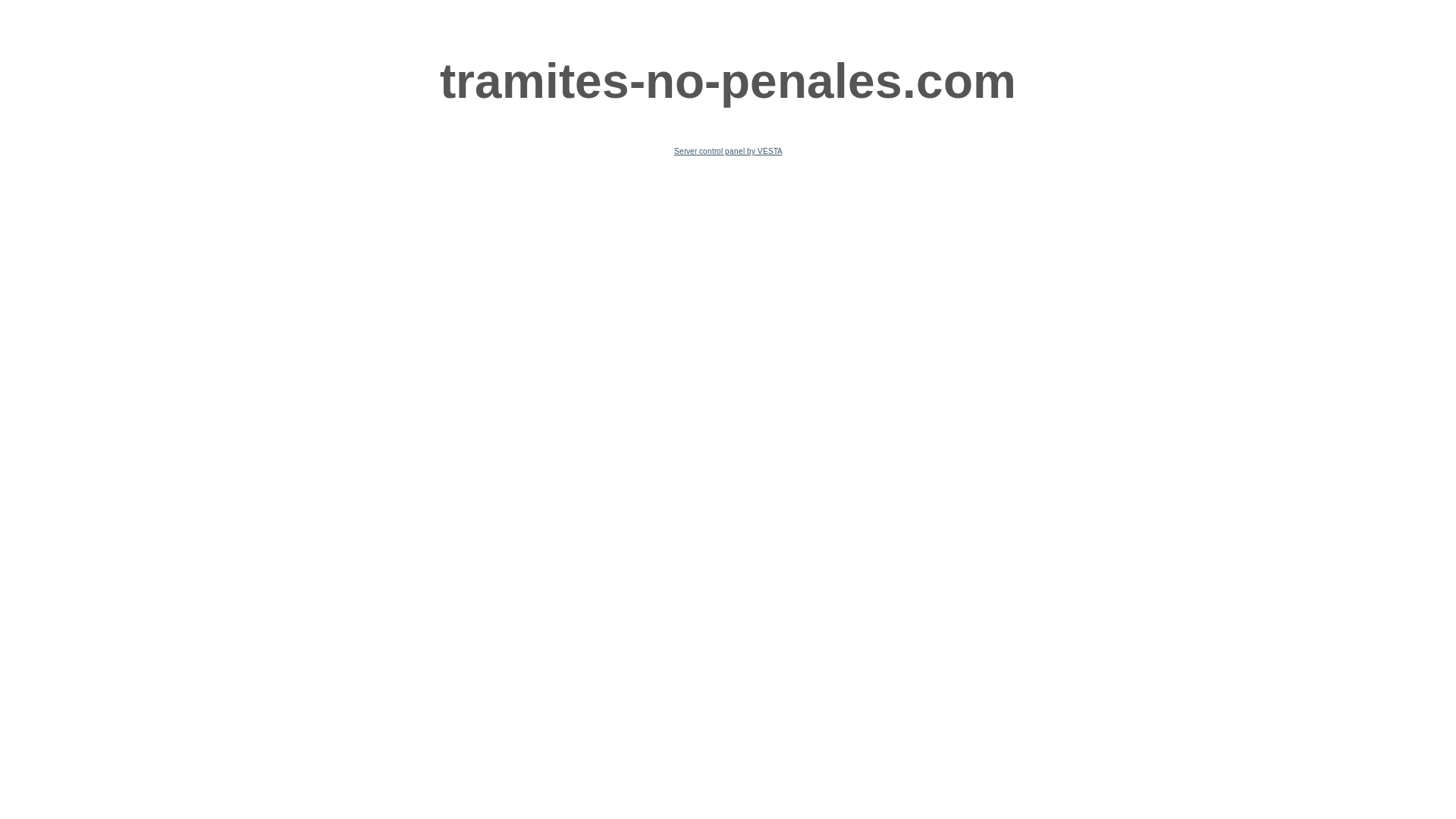 website screenshot of https://tramites-no-penales.com/