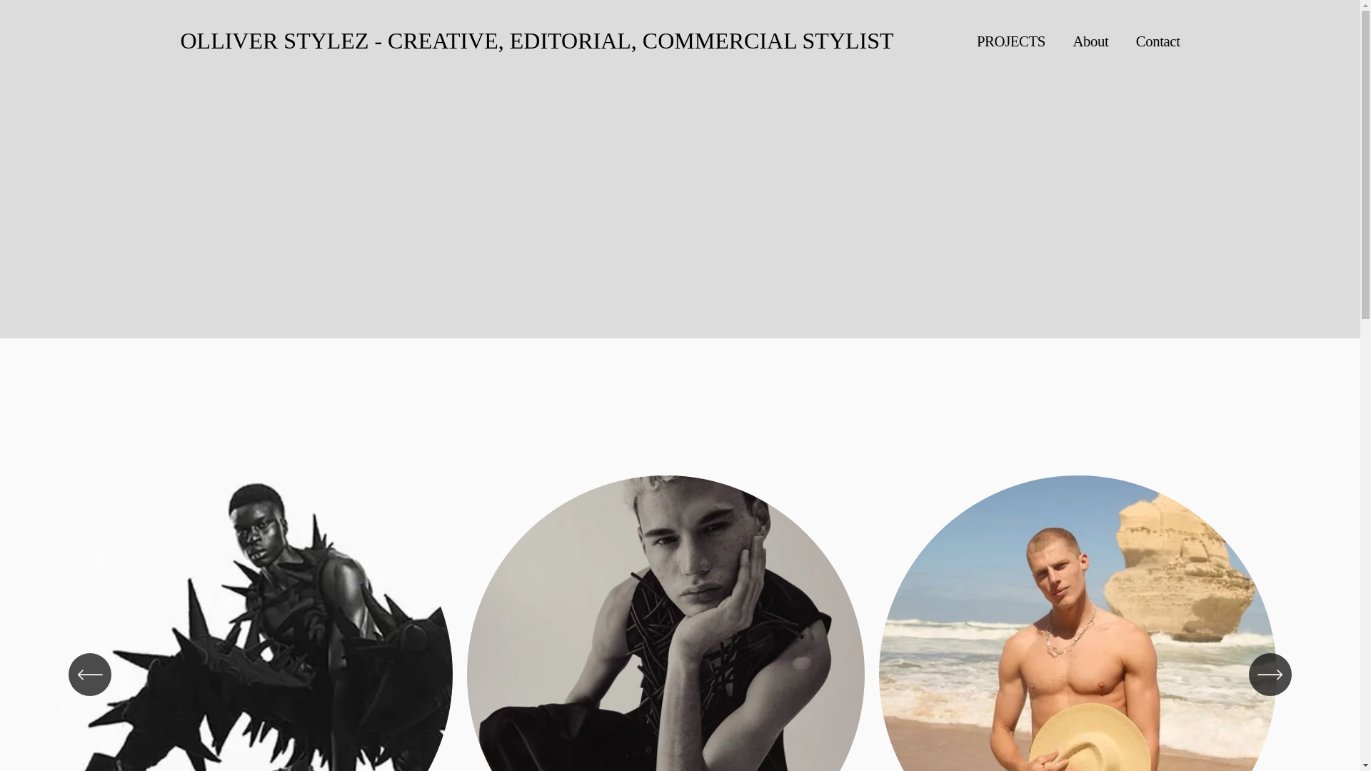 website screenshot of https://olliverstylez.com/