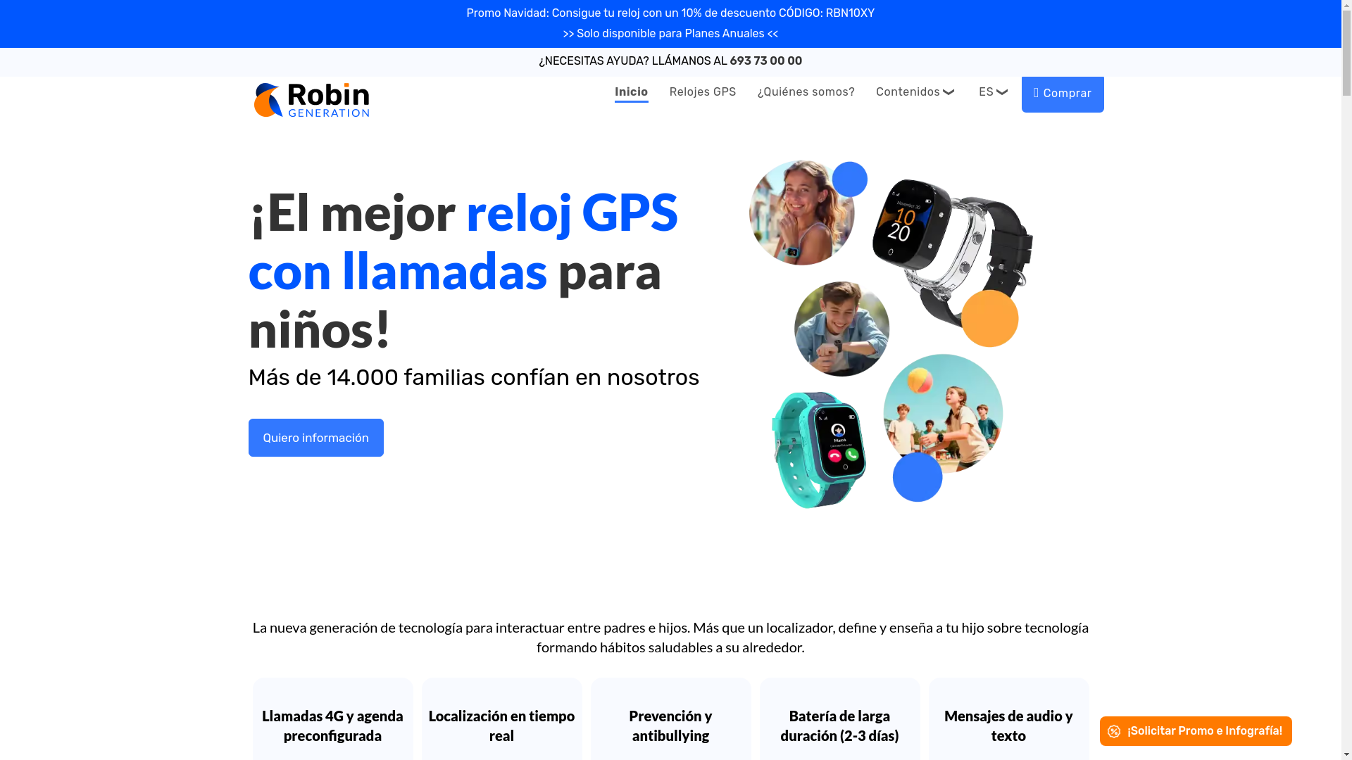 website screenshot of https://robingen.com/