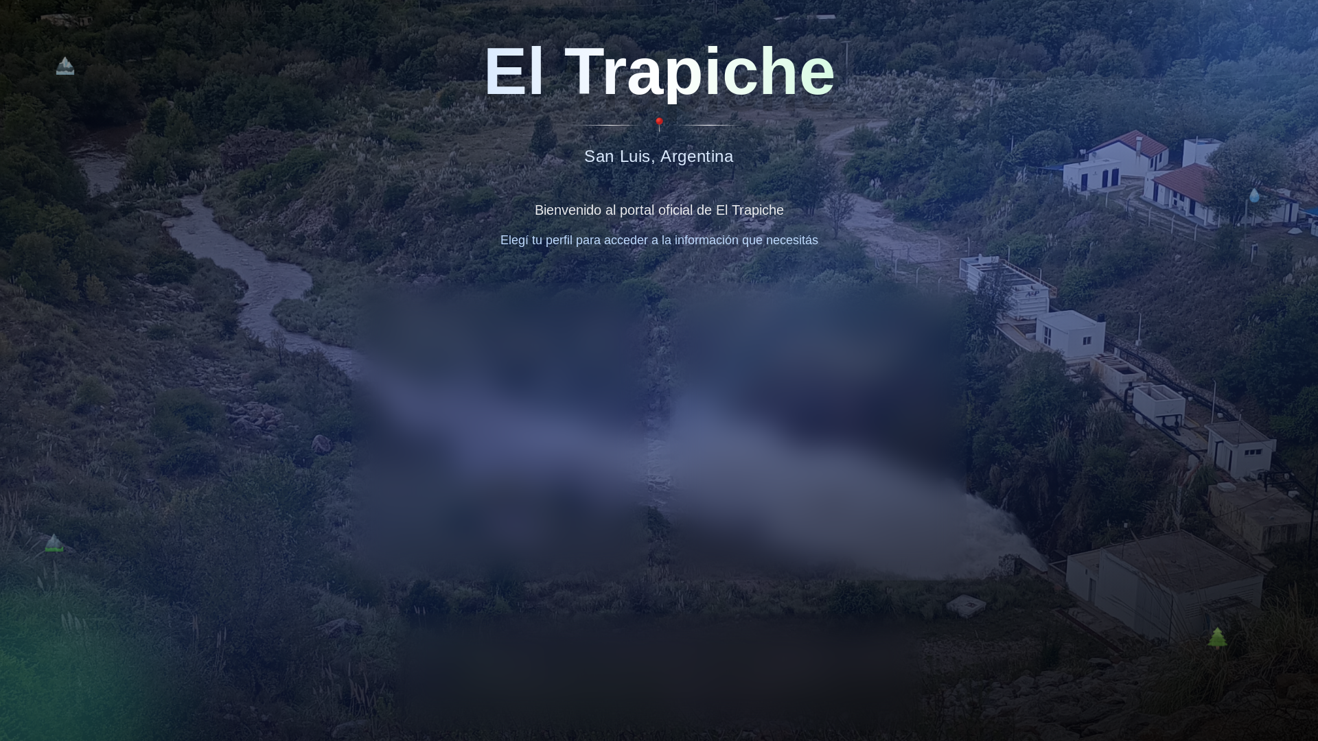 website screenshot of https://eltrapiche.ar/