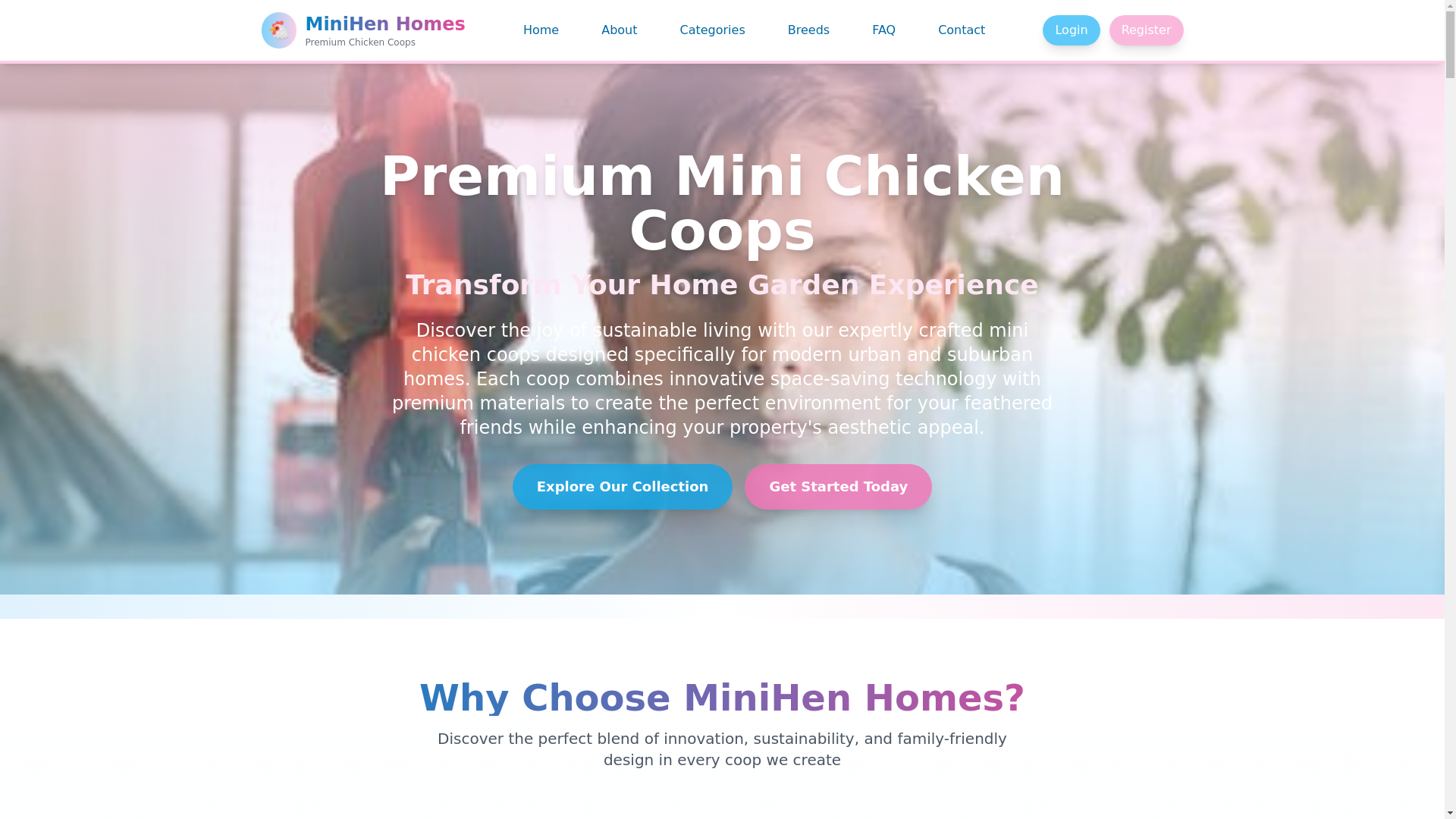 website screenshot of https://roosterville.eu/