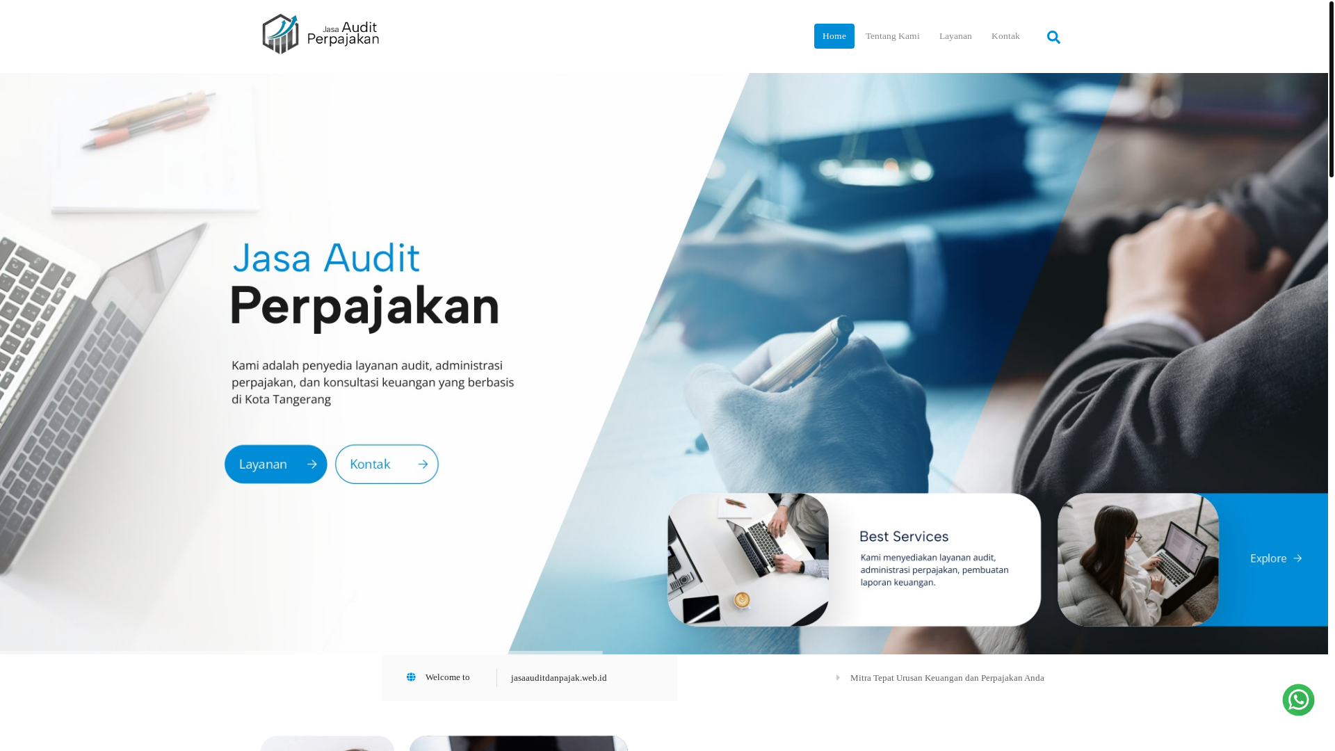 website screenshot of https://jasaauditdanpajak.web.id/