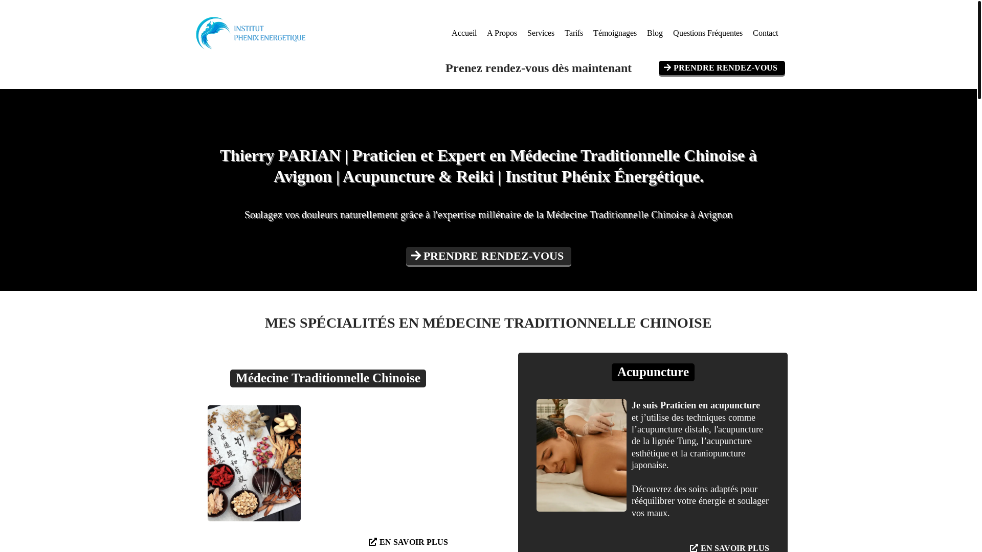 website screenshot of https://medecine-chinoise-acupuncture-avignon.fr/