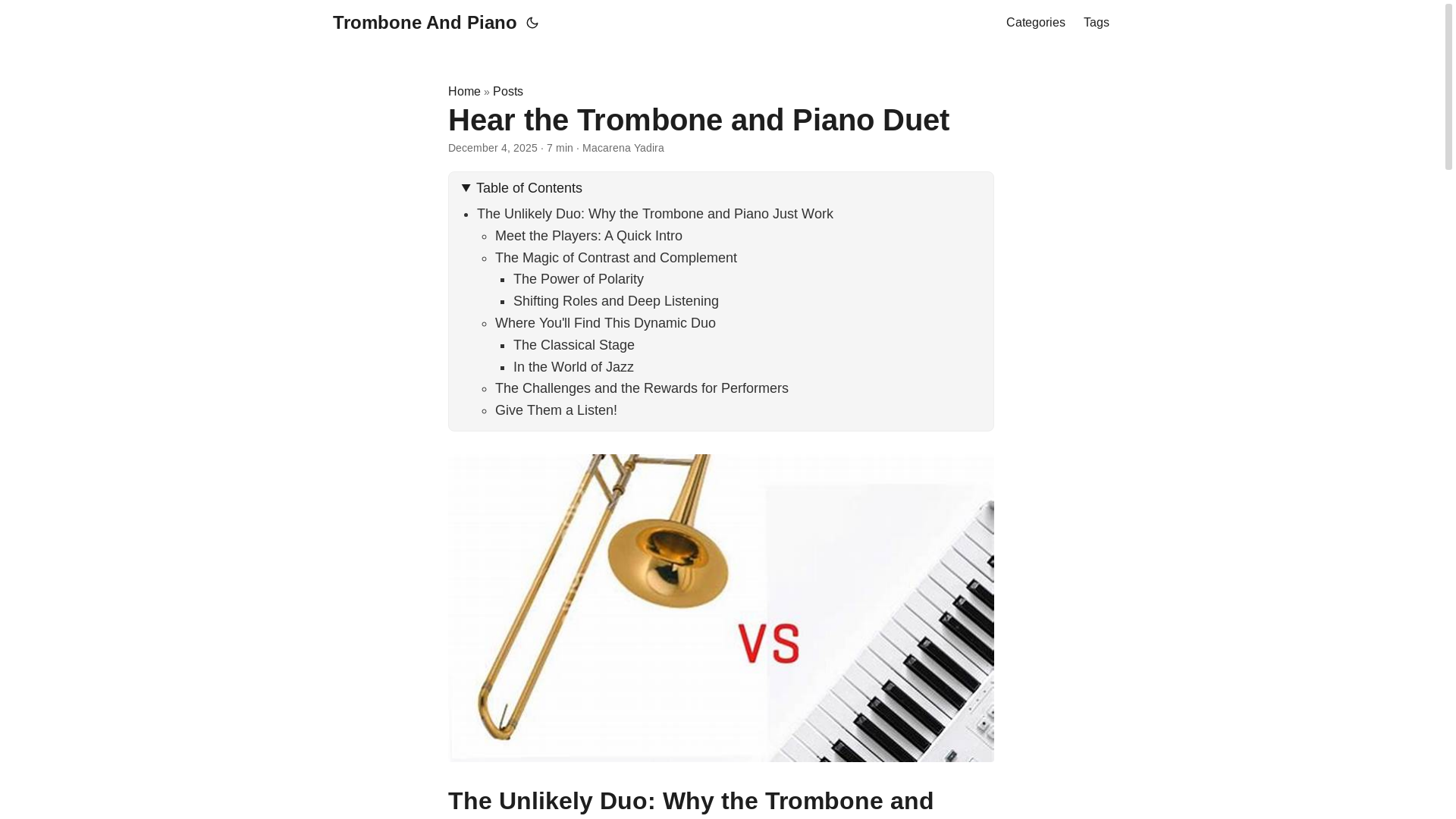 website screenshot of https://tromboneandpiano.pages.dev/