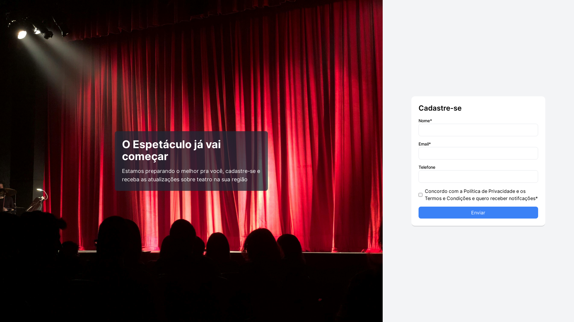 website screenshot of https://oteatro-frontend.pages.dev/