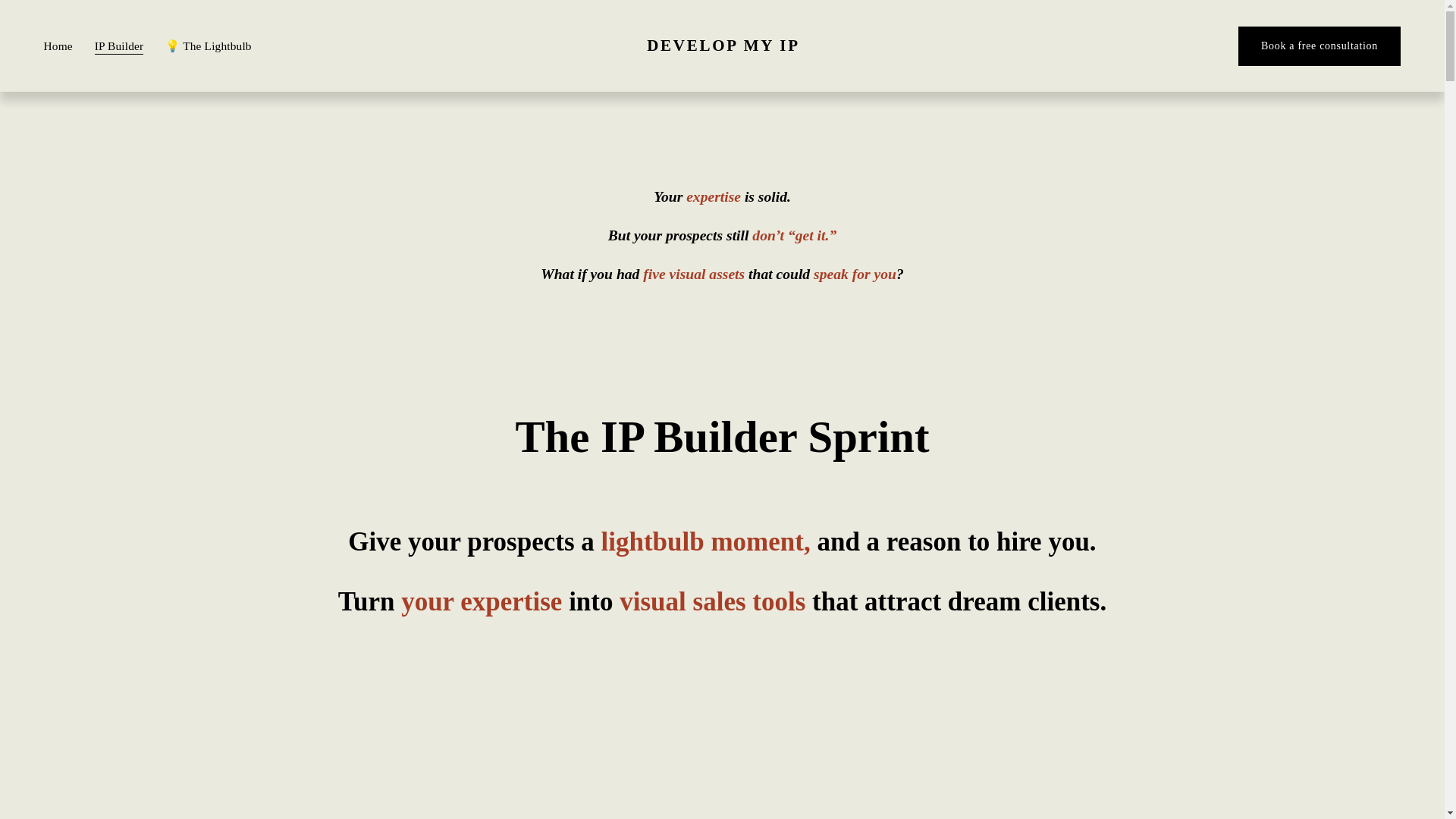 website screenshot of https://intellectualheadshots.com/