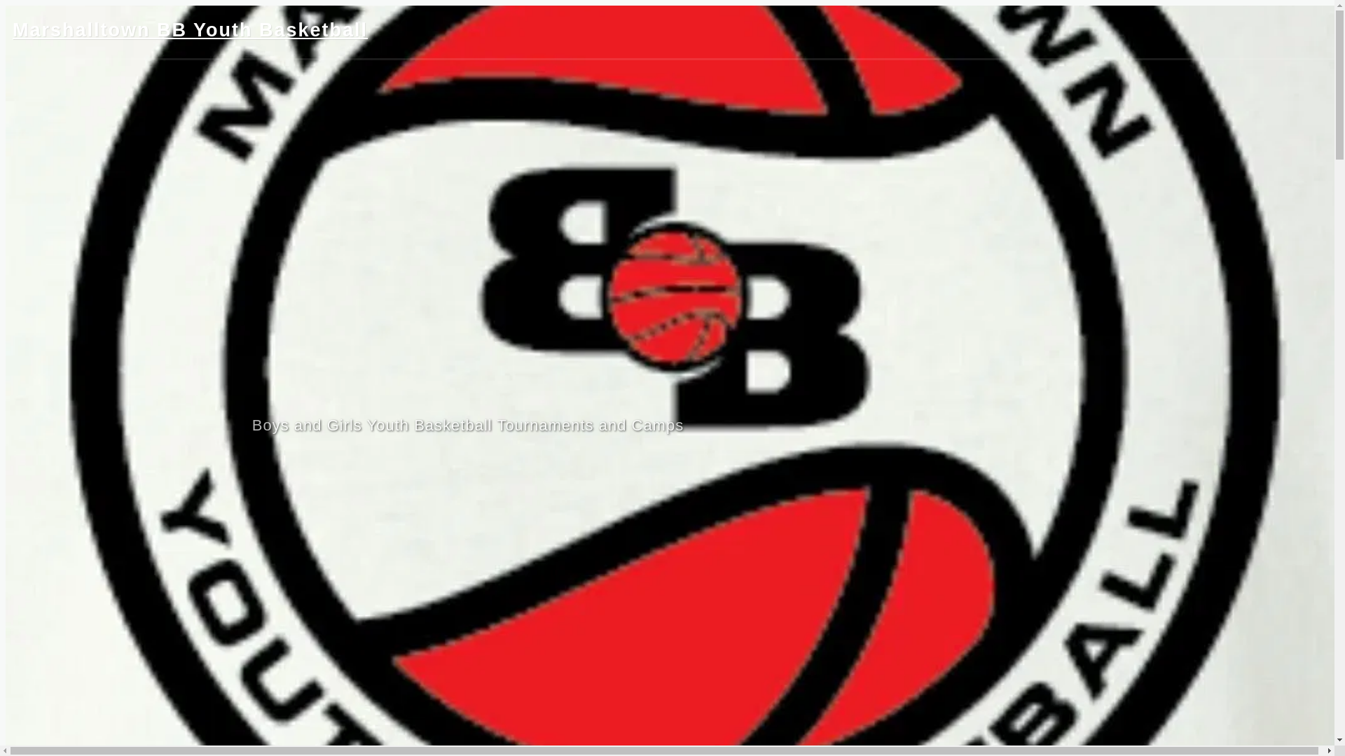 website screenshot of https://mbbyouthbasketball.net/